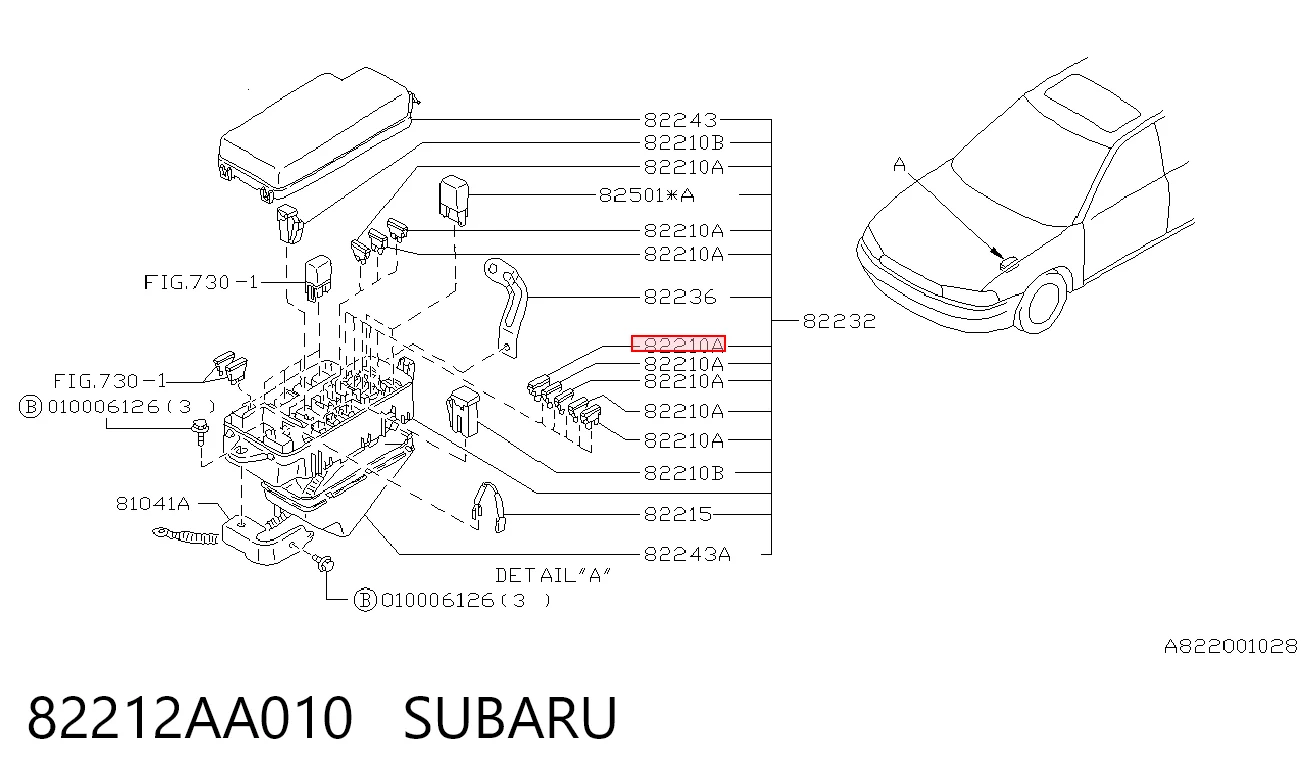 82212AA010 Subaru