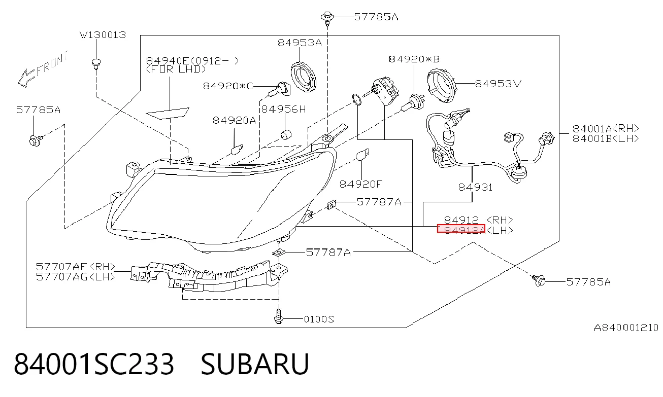 Compre Luz esquerda Subaru Forester 3