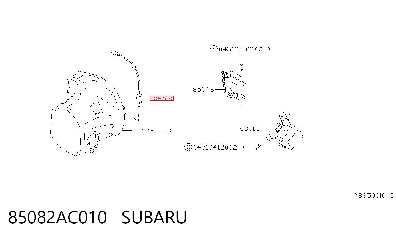 85082AC010 Subaru