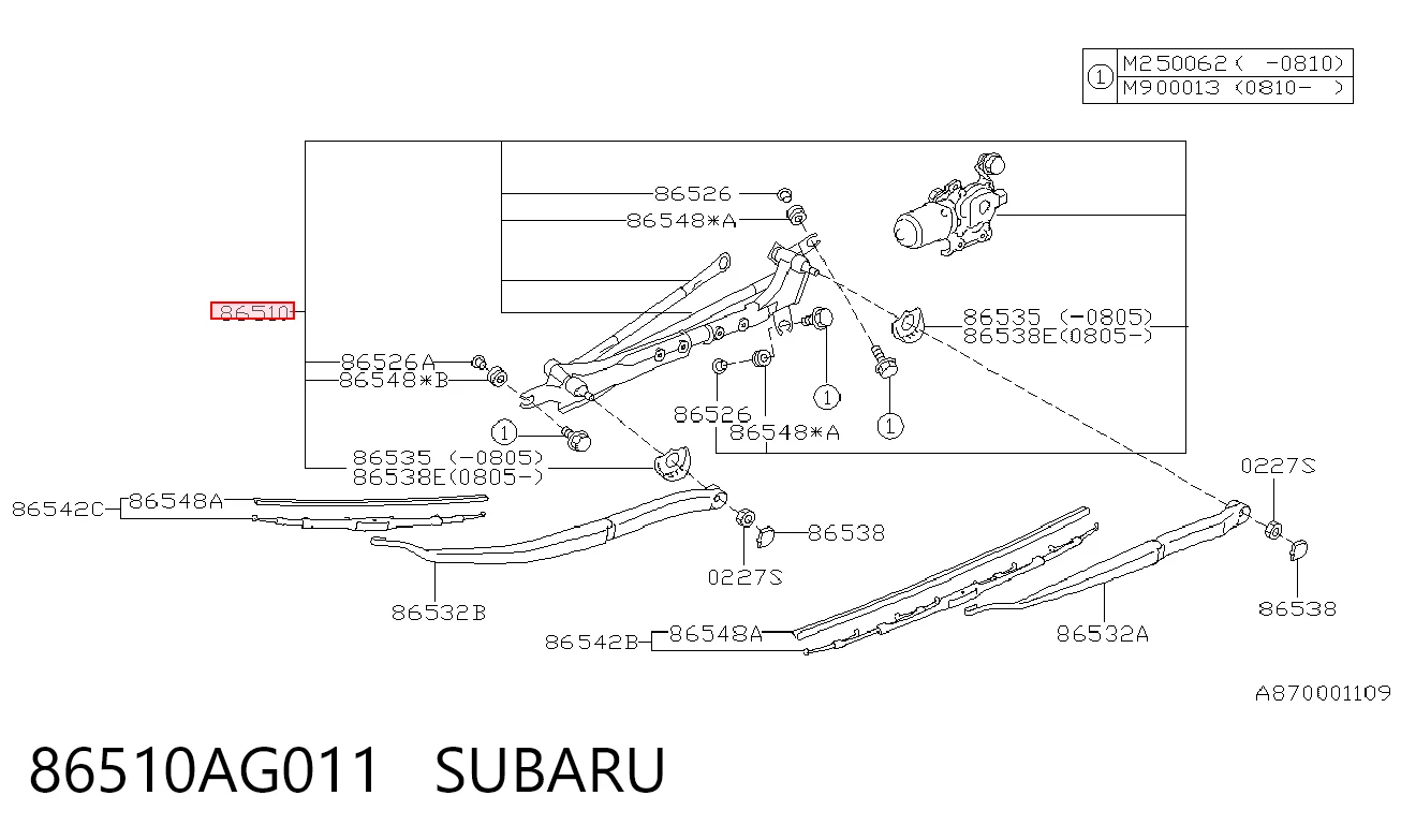 86510AG011 Subaru