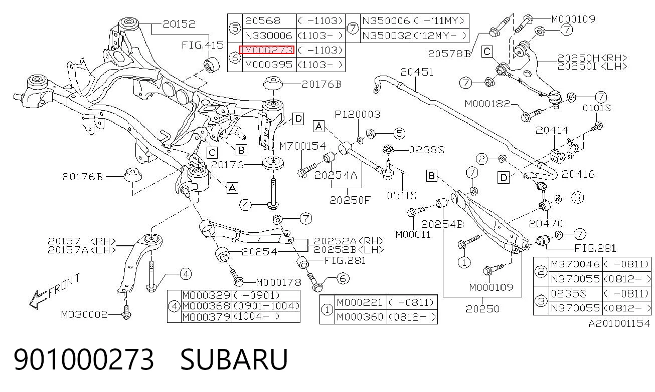 901000273 Subaru