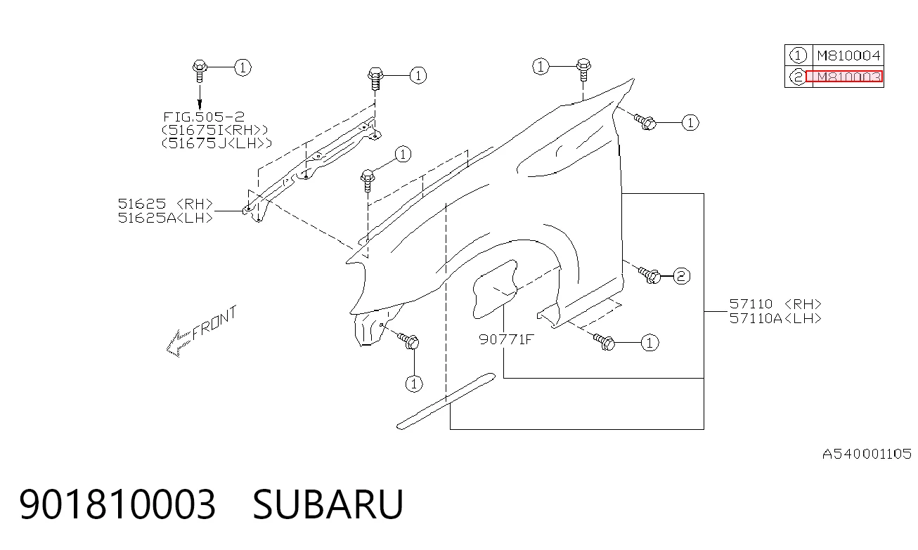 901810003 Subaru
