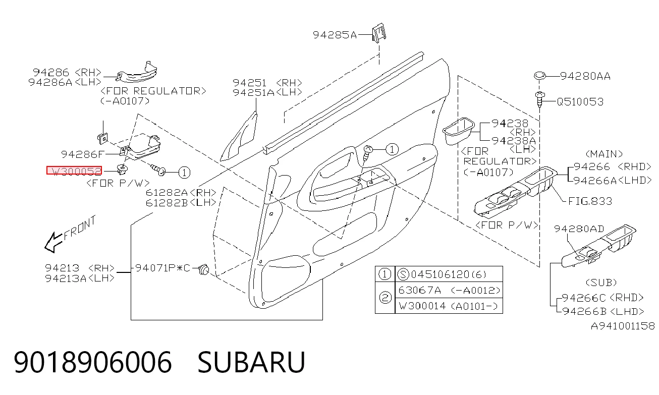 9018906006 Subaru