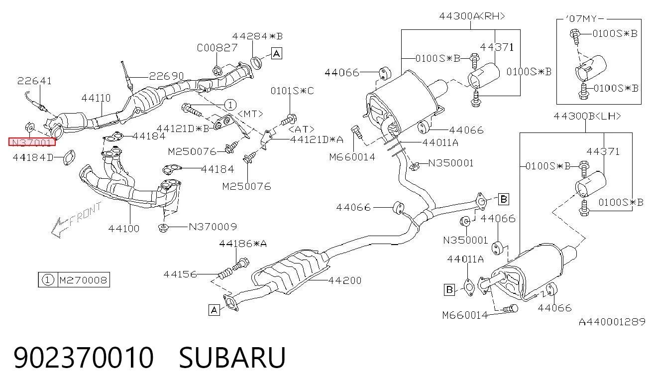 902370010 Subaru
