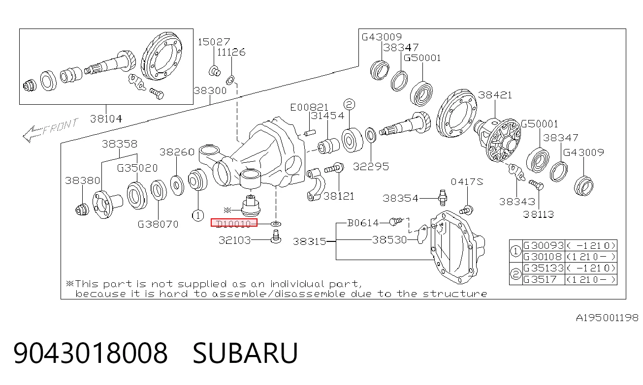 9043018008 Subaru