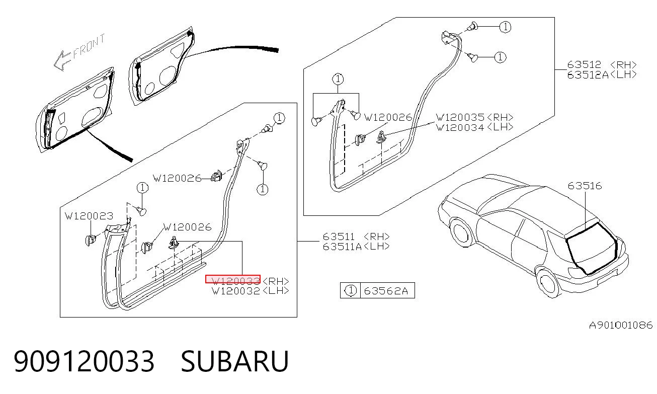 909120033 Subaru