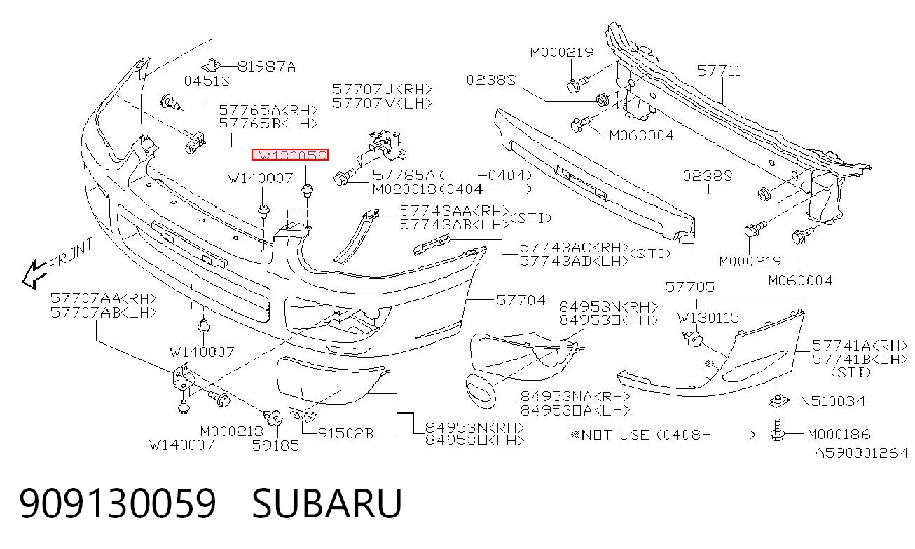 909130059 Subaru 