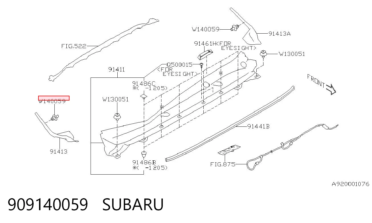 909140059 Subaru 