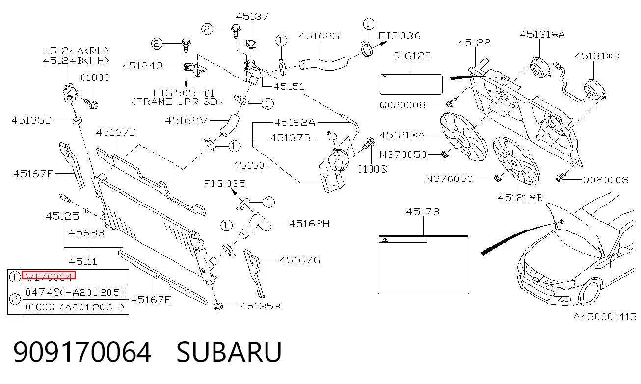 909170064 Subaru