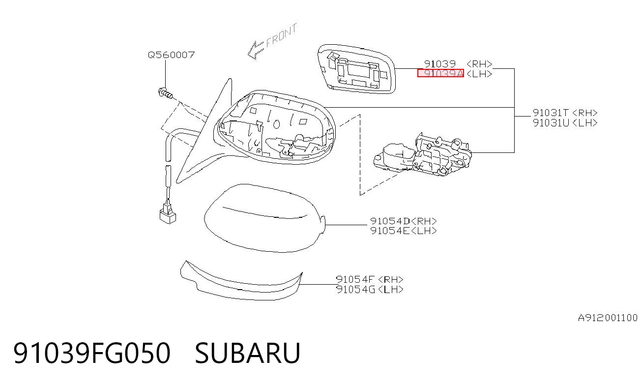 91039FG050 Subaru