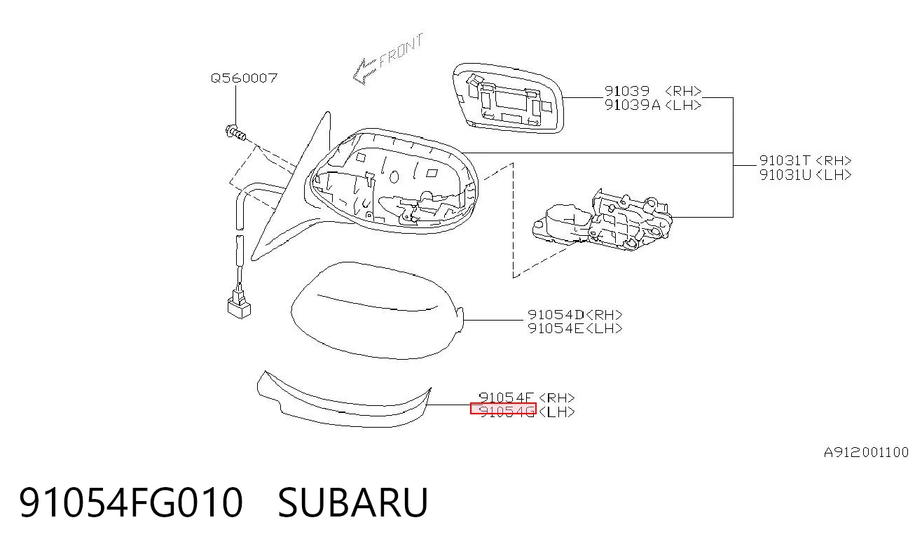 91054FG010 Subaru