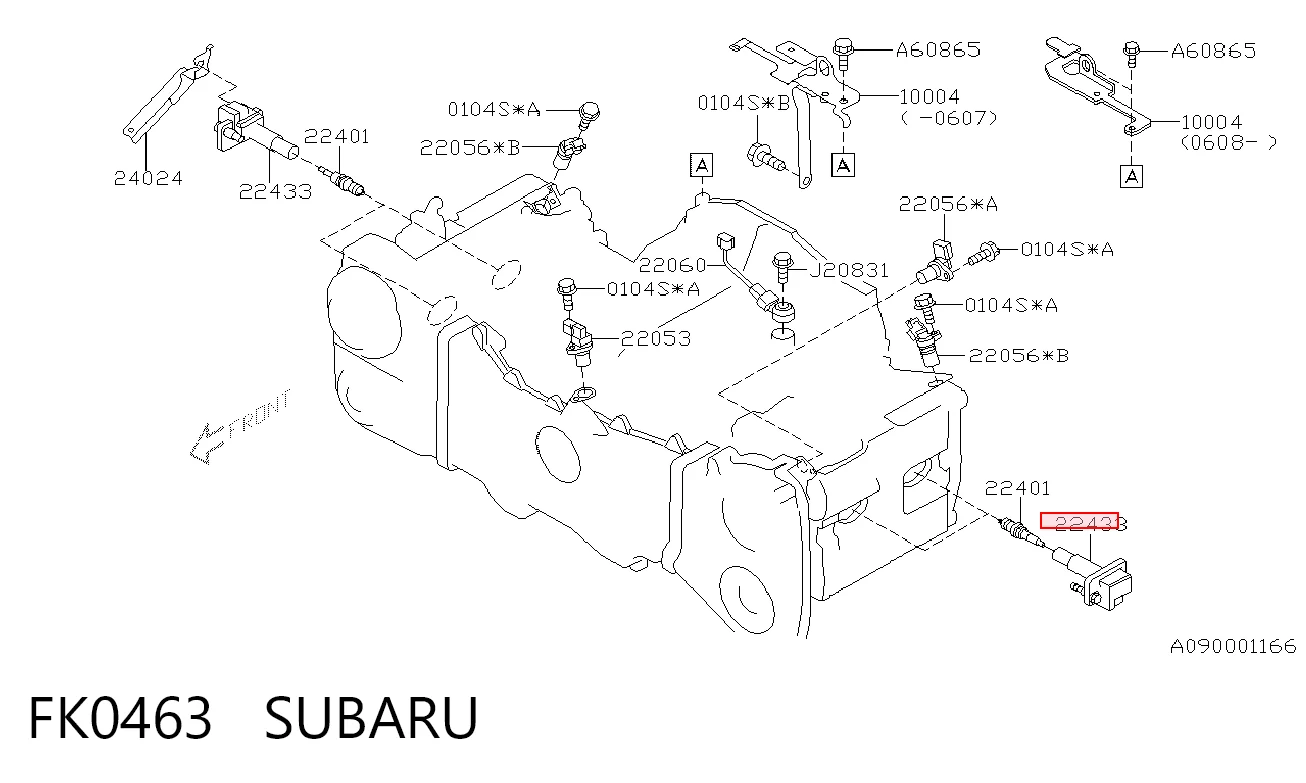 FK0463 Subaru Bobina de ignição