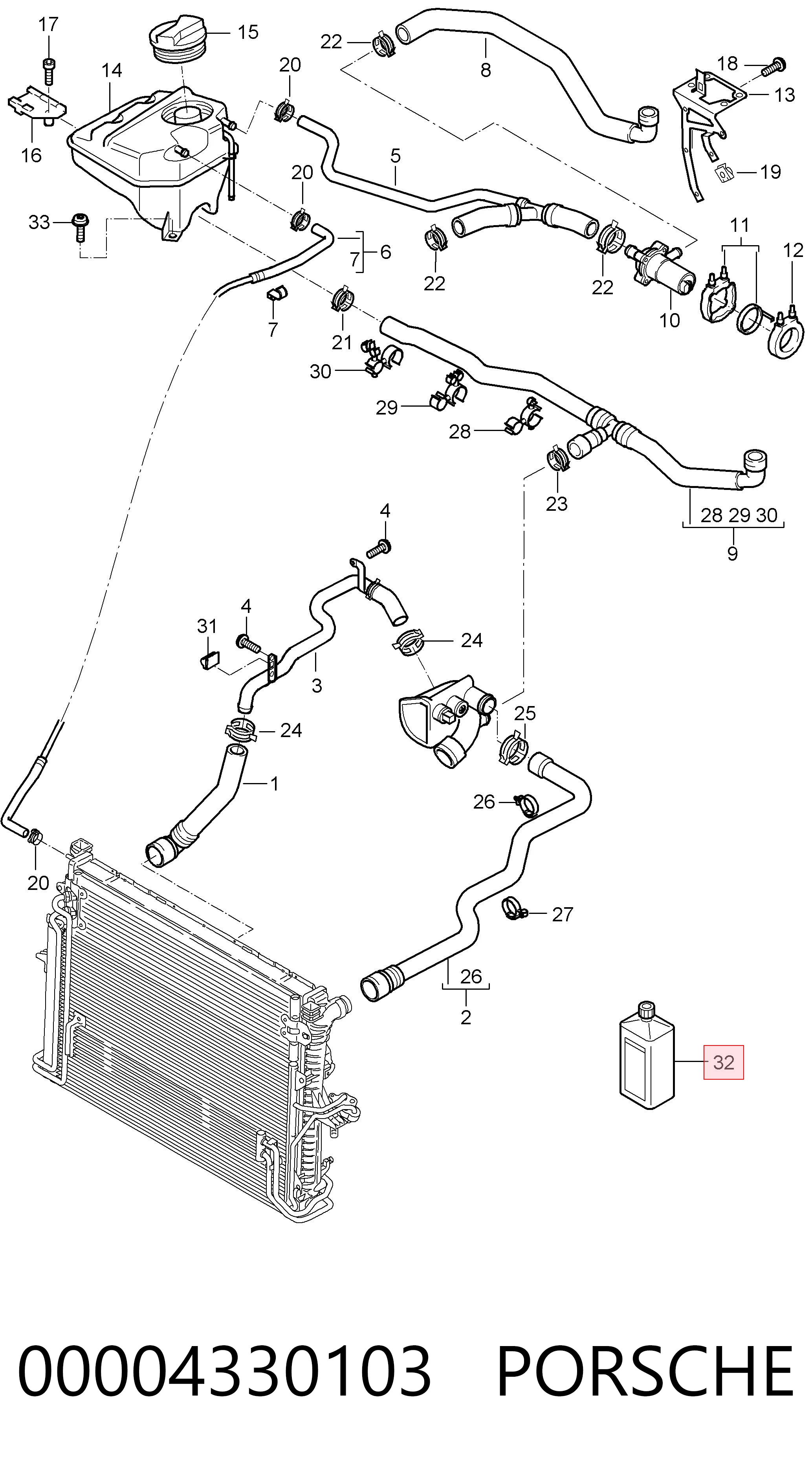 Q1030002 Mercedes Fluido de esfriamento