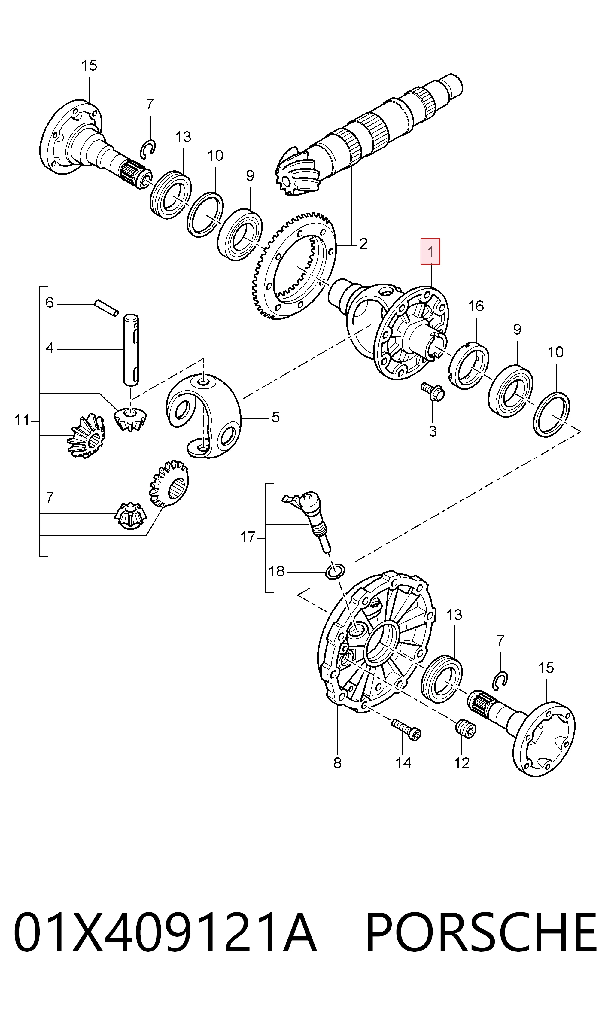 01X409121A Porsche