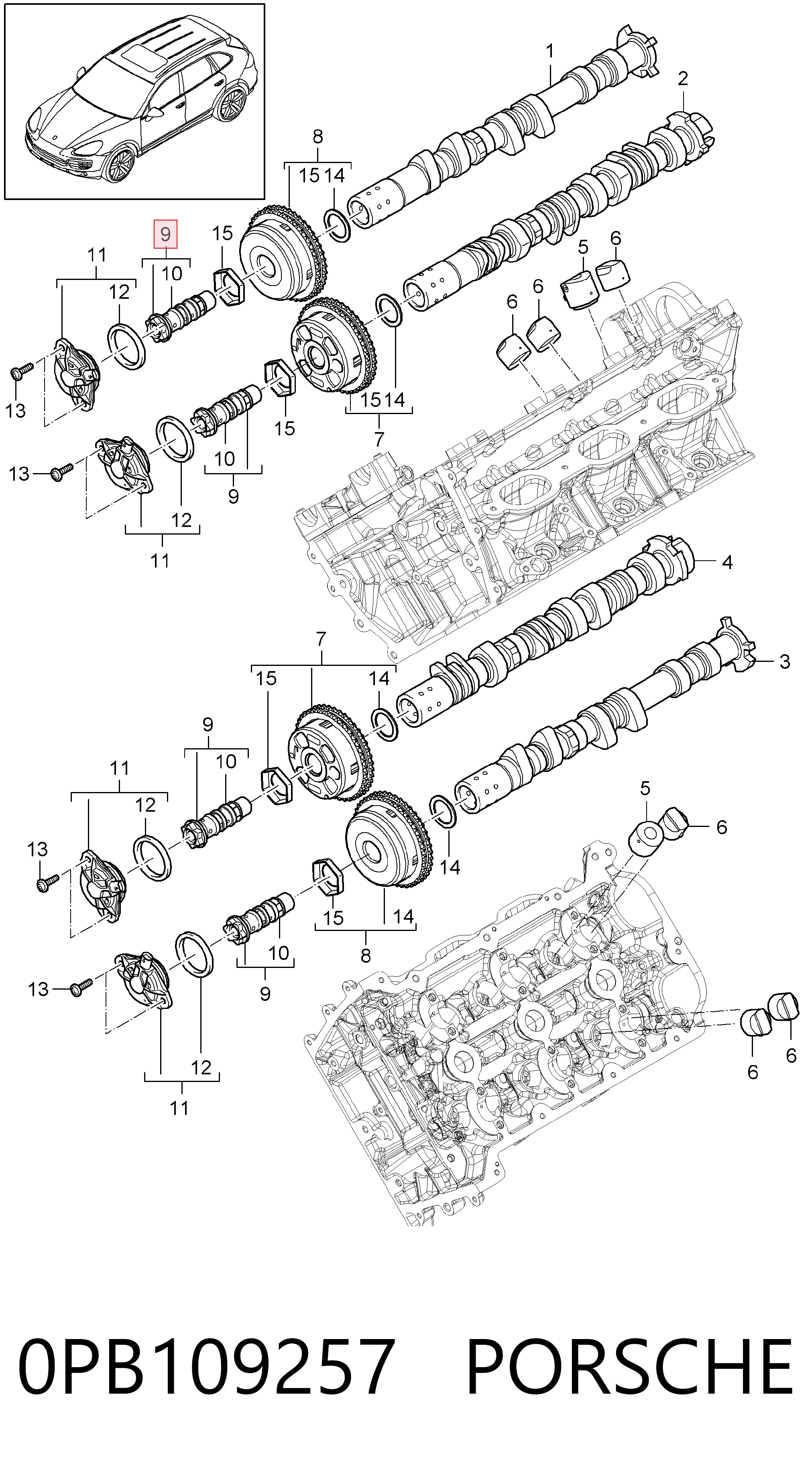 0PB109257 Porsche