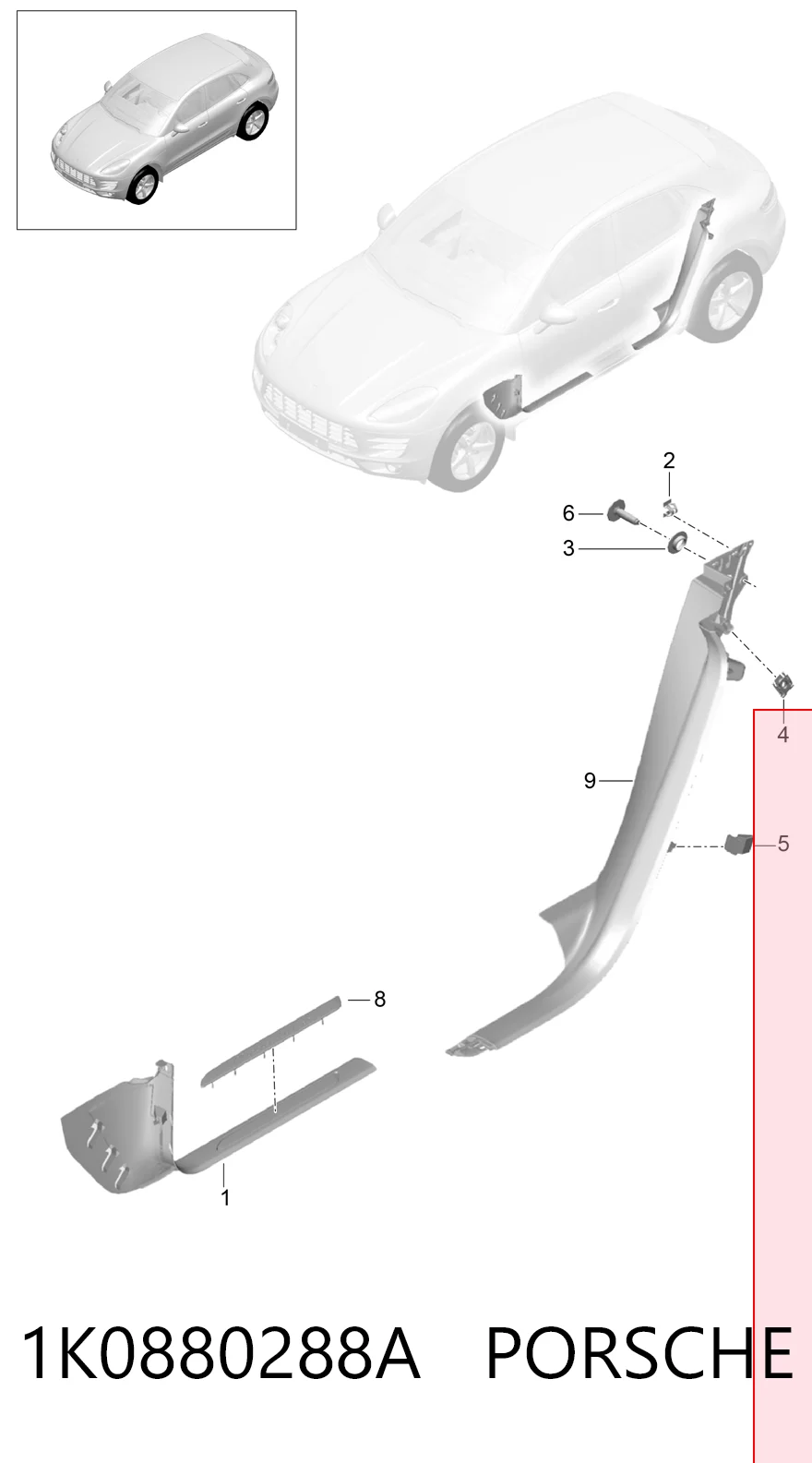1K0880288A Porsche