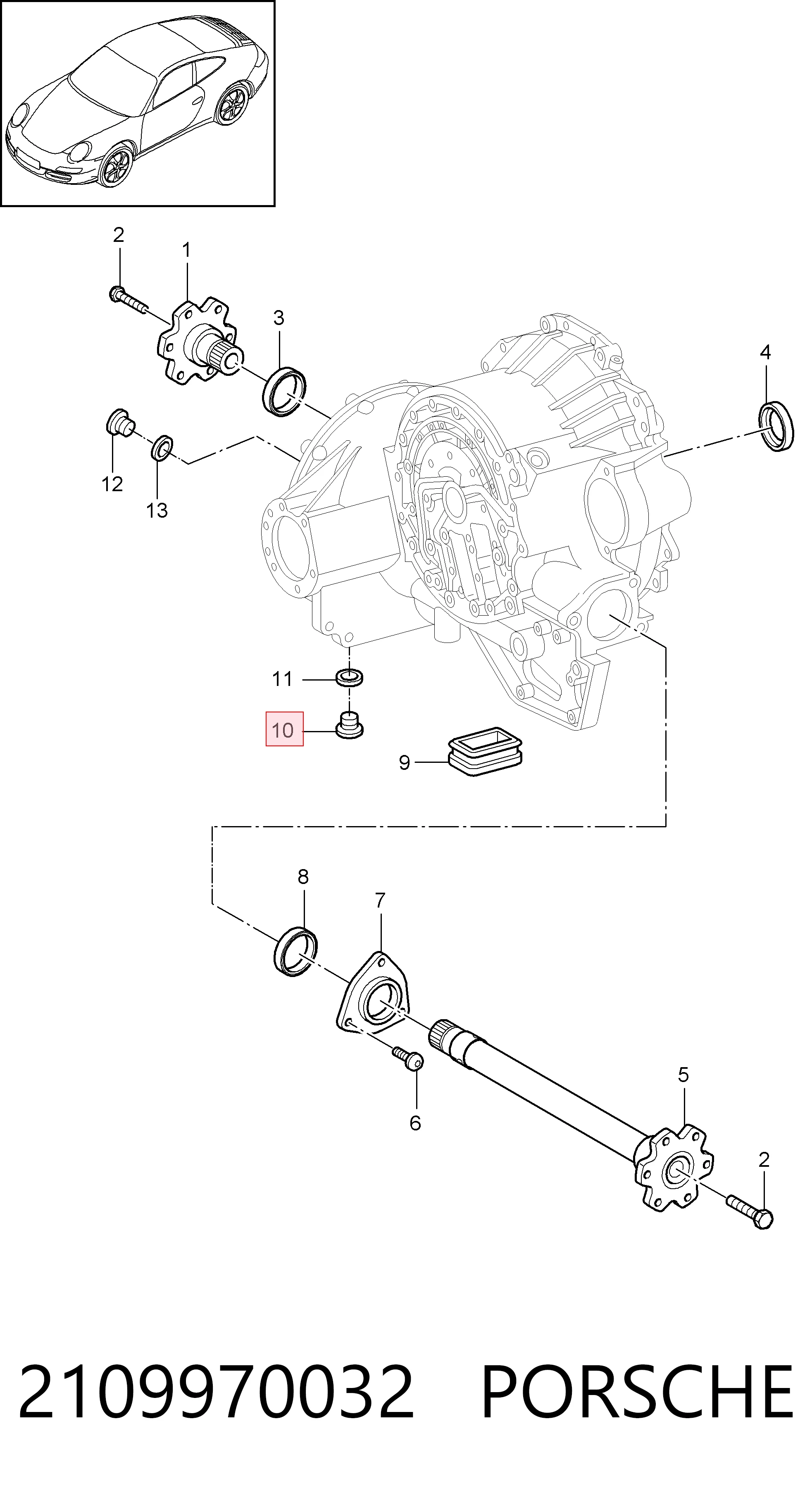 2109970032 Porsche