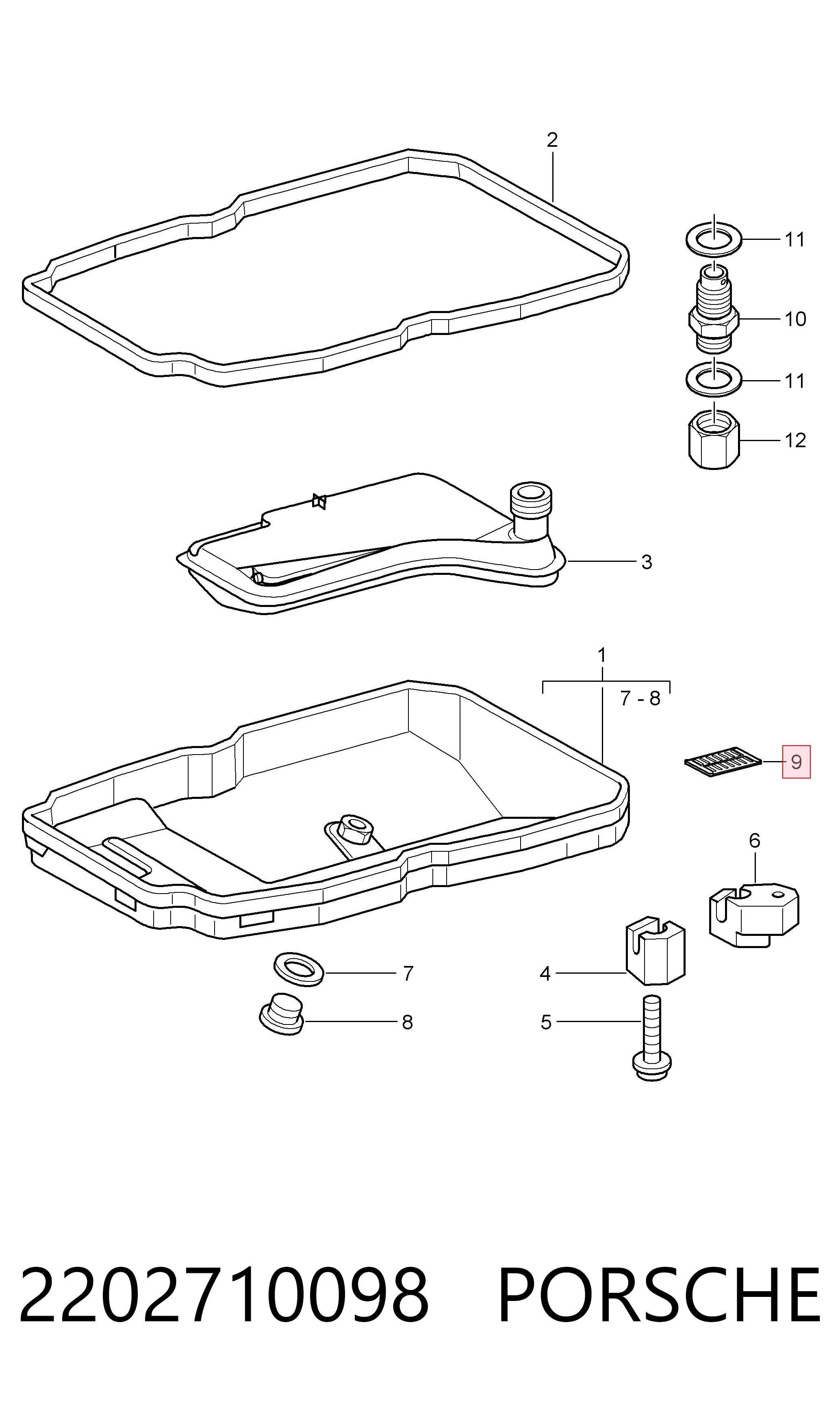 2202710098 Porsche