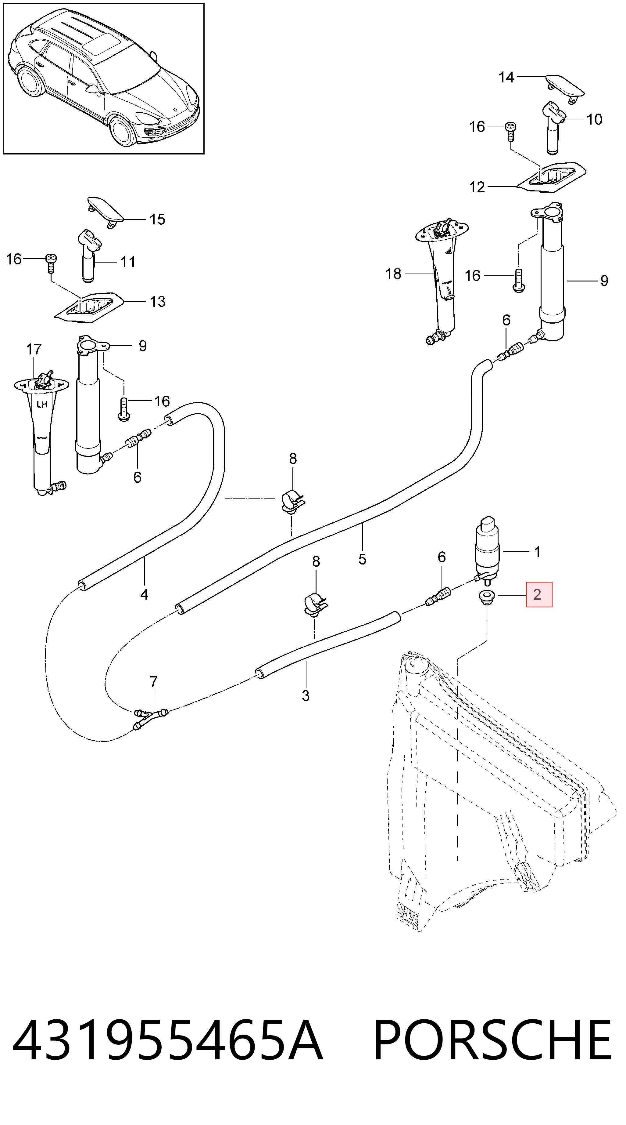 Vedante anular de bomba de fluido para lavador Lamborghini 431955465A preço, a partir de 1,64 USD