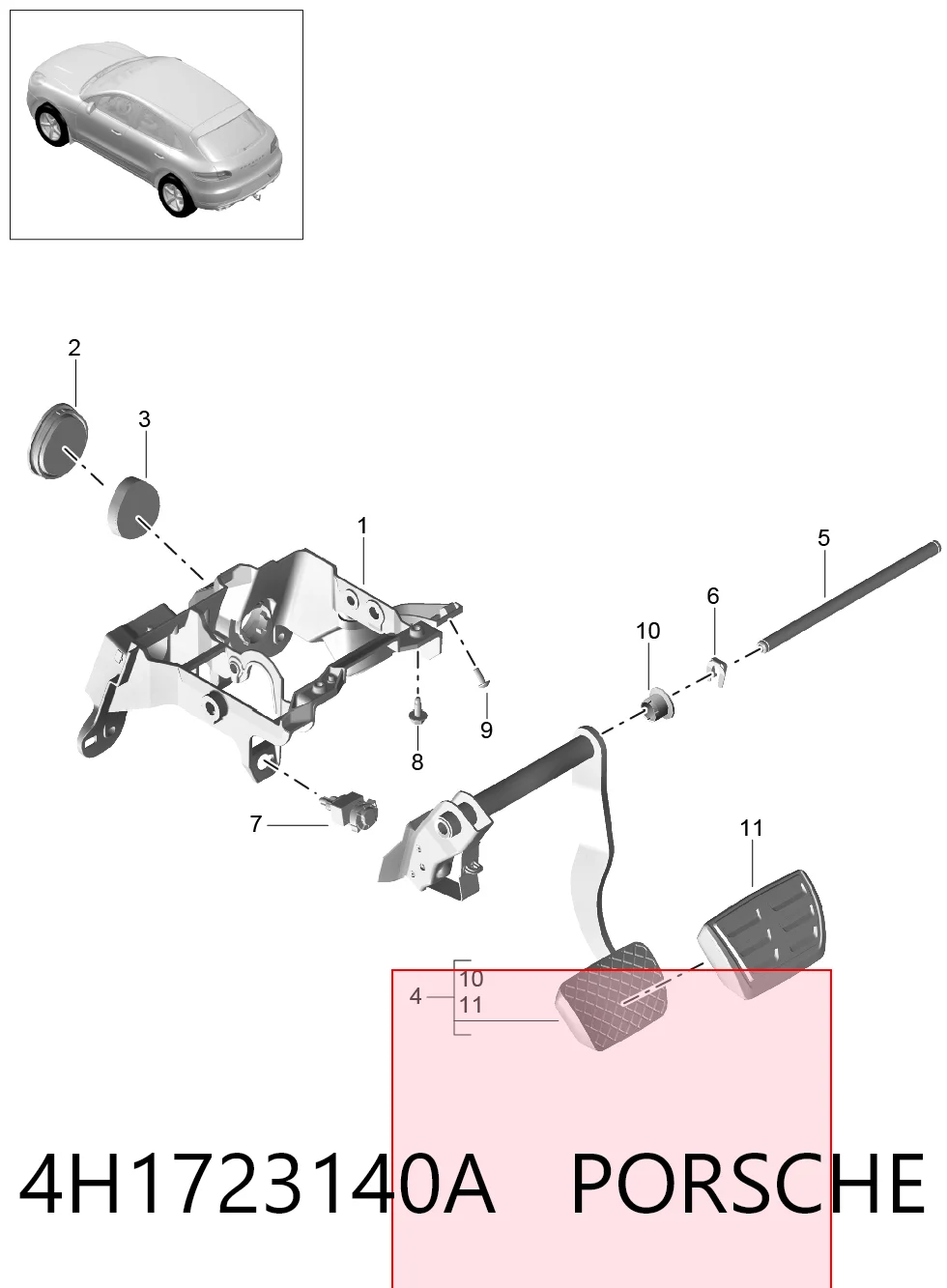 4H1723140A Porsche
