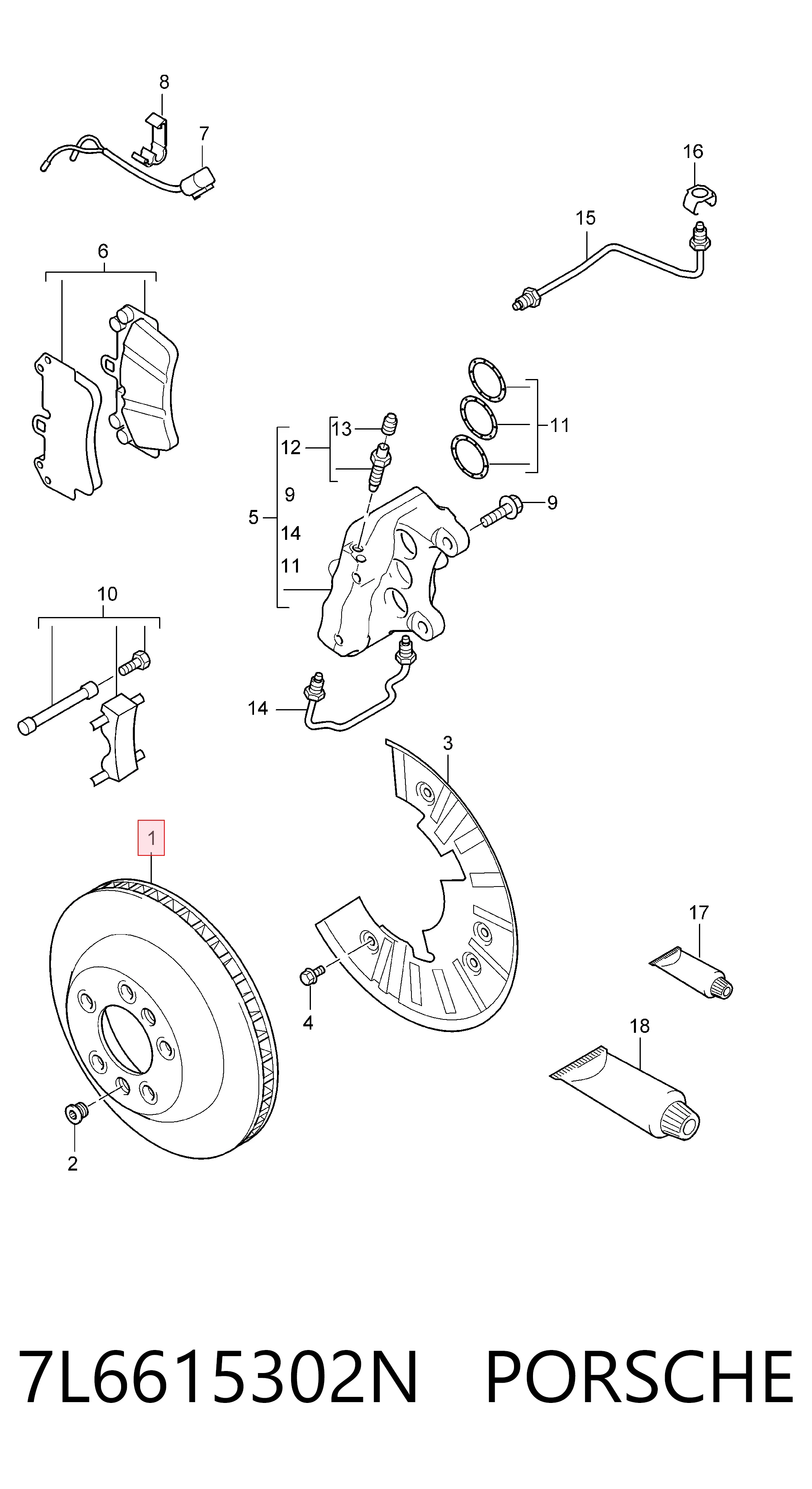 7L6615302N Porsche