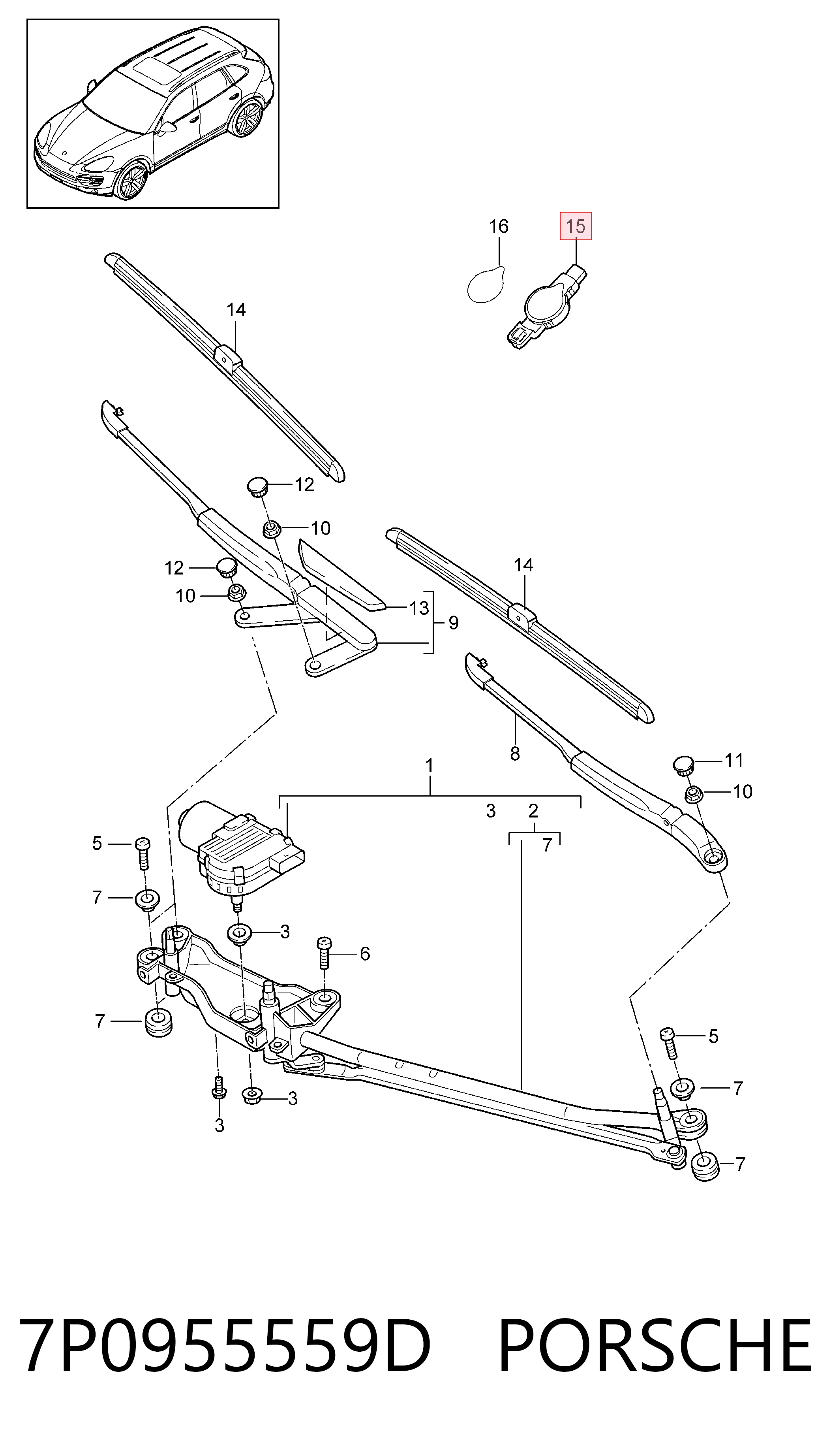 Compre Sensor de chuva Volkswagen Touareg 2