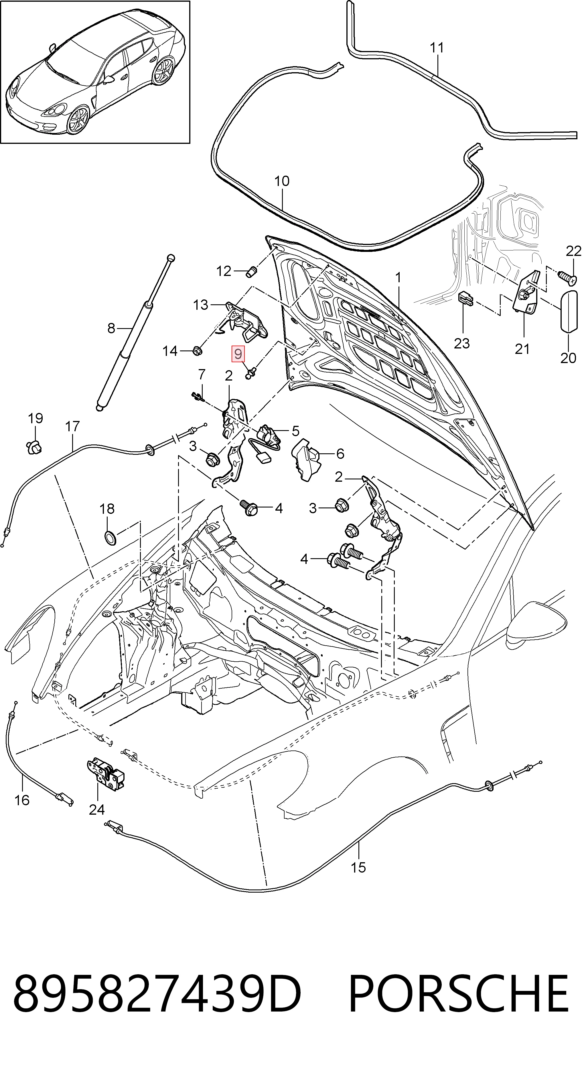 895827439D Porsche