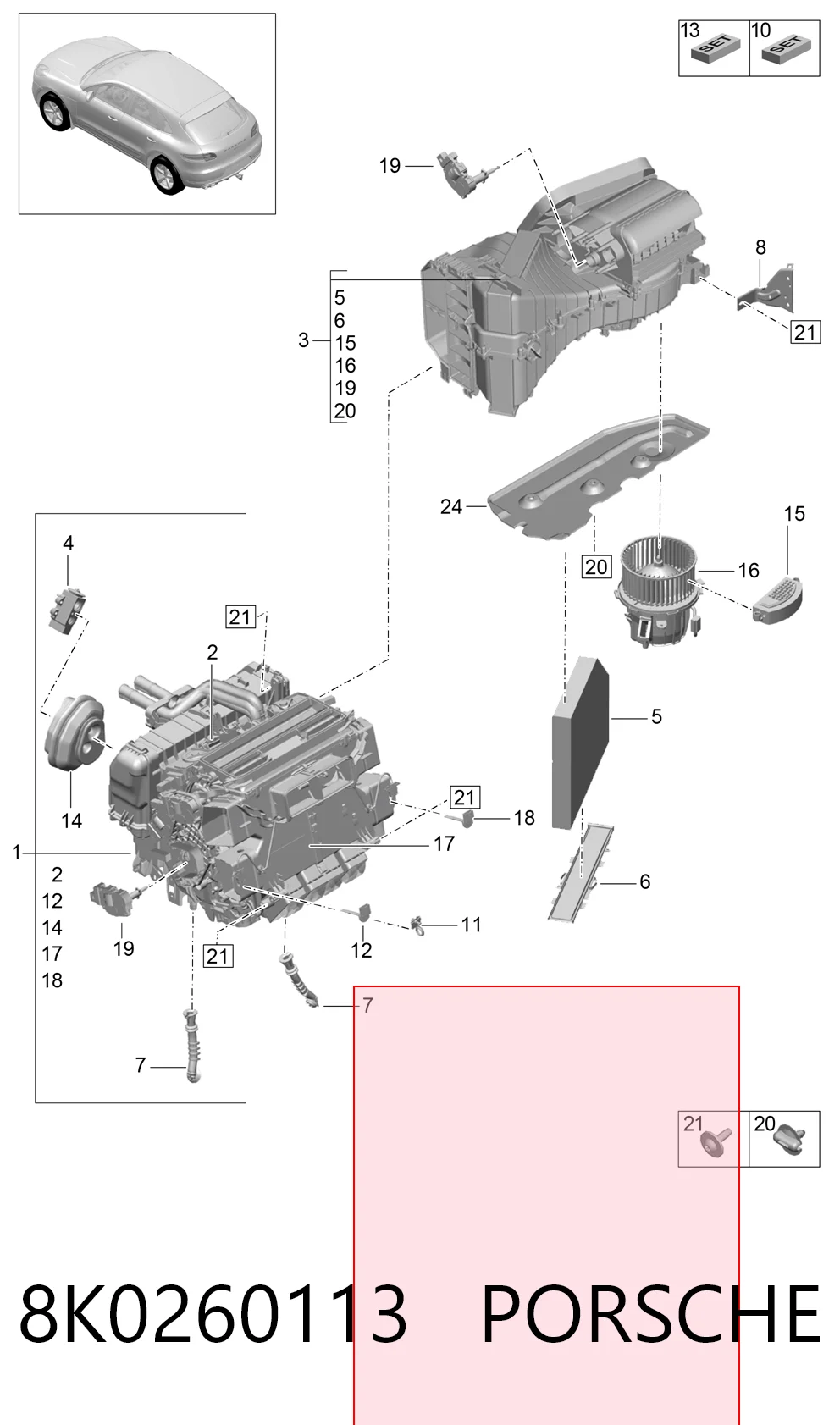 8K0260113 Porsche