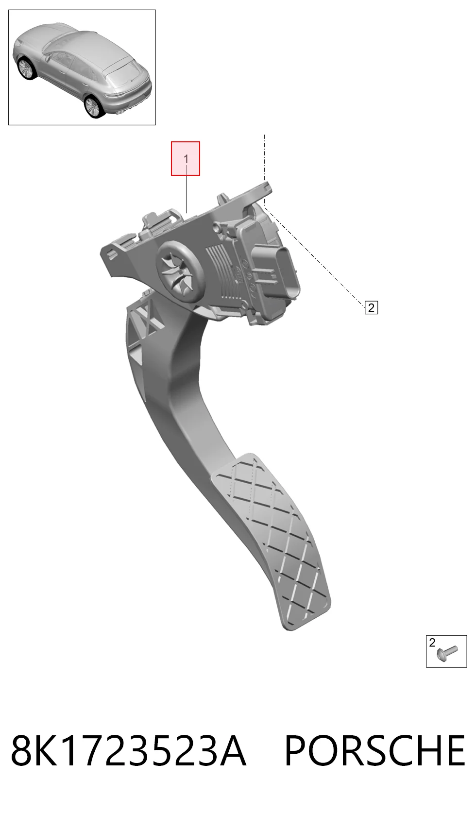  Pedal de gás (de acelerador) Audi A6 C7 sedan (4G2, 4GC) (2010 - 2019) C7