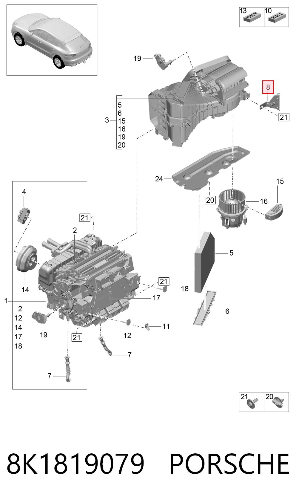 8K1819079 Porsche