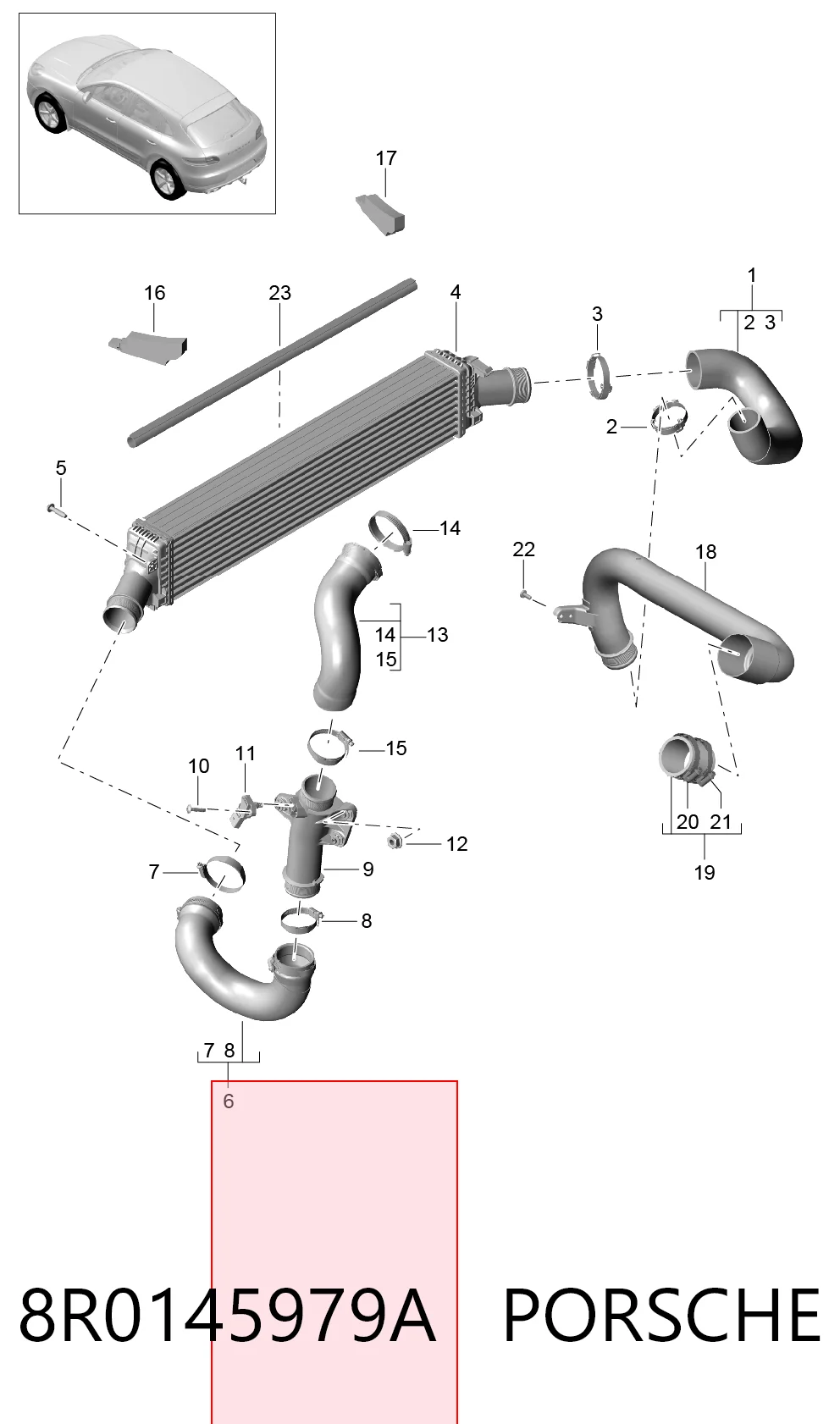 8R0145979A Porsche