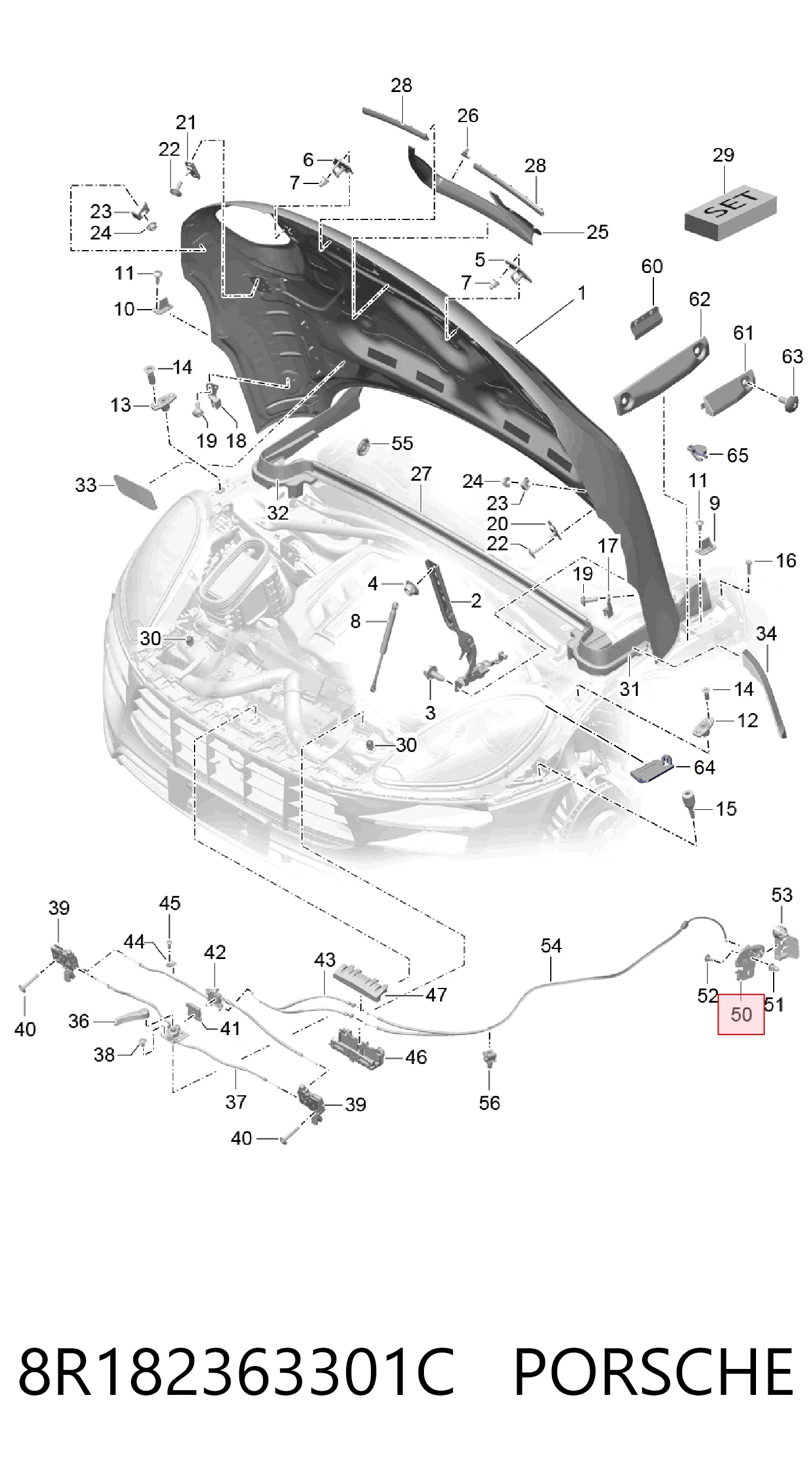 8R182363301C Porsche