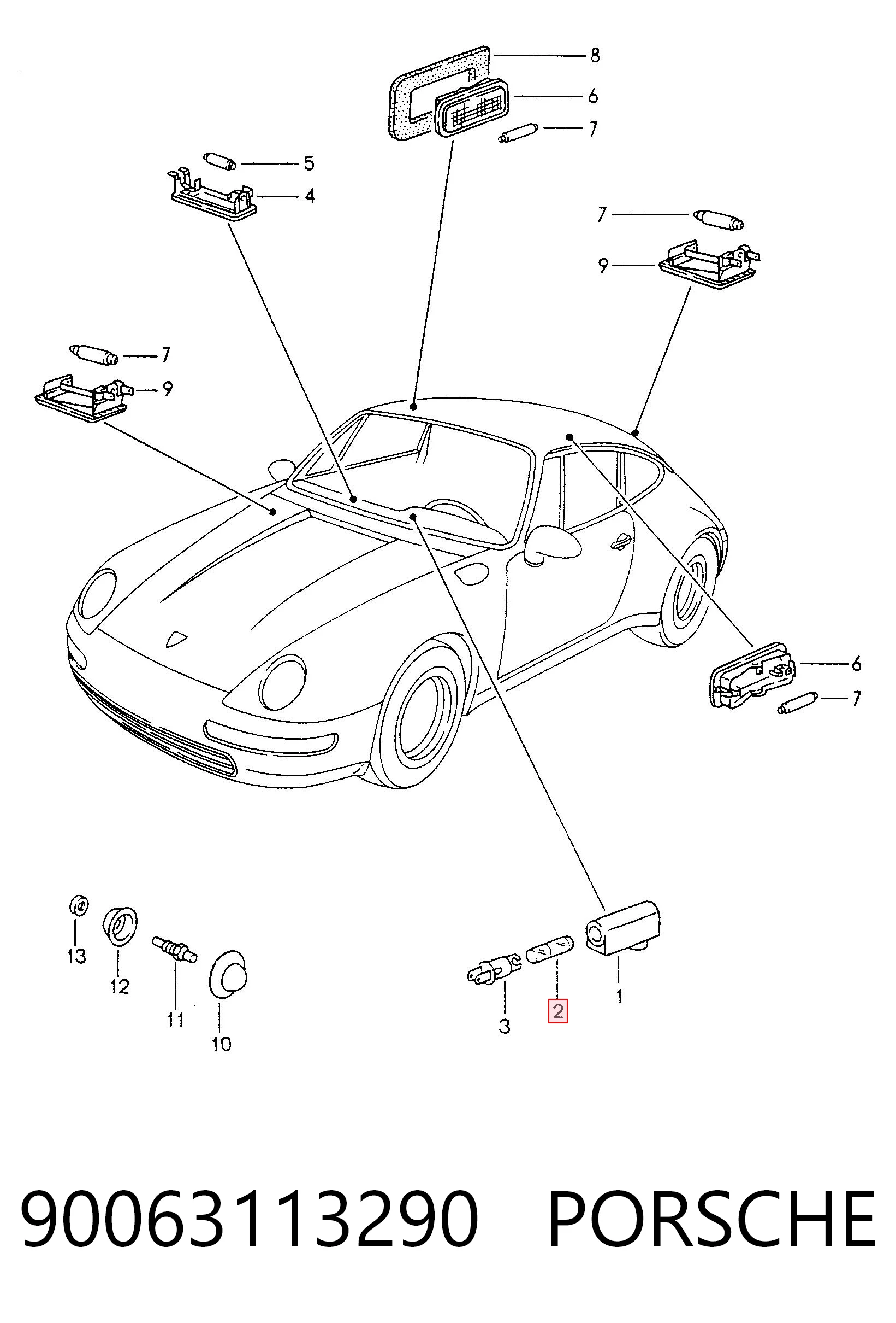 90063113290 Porsche