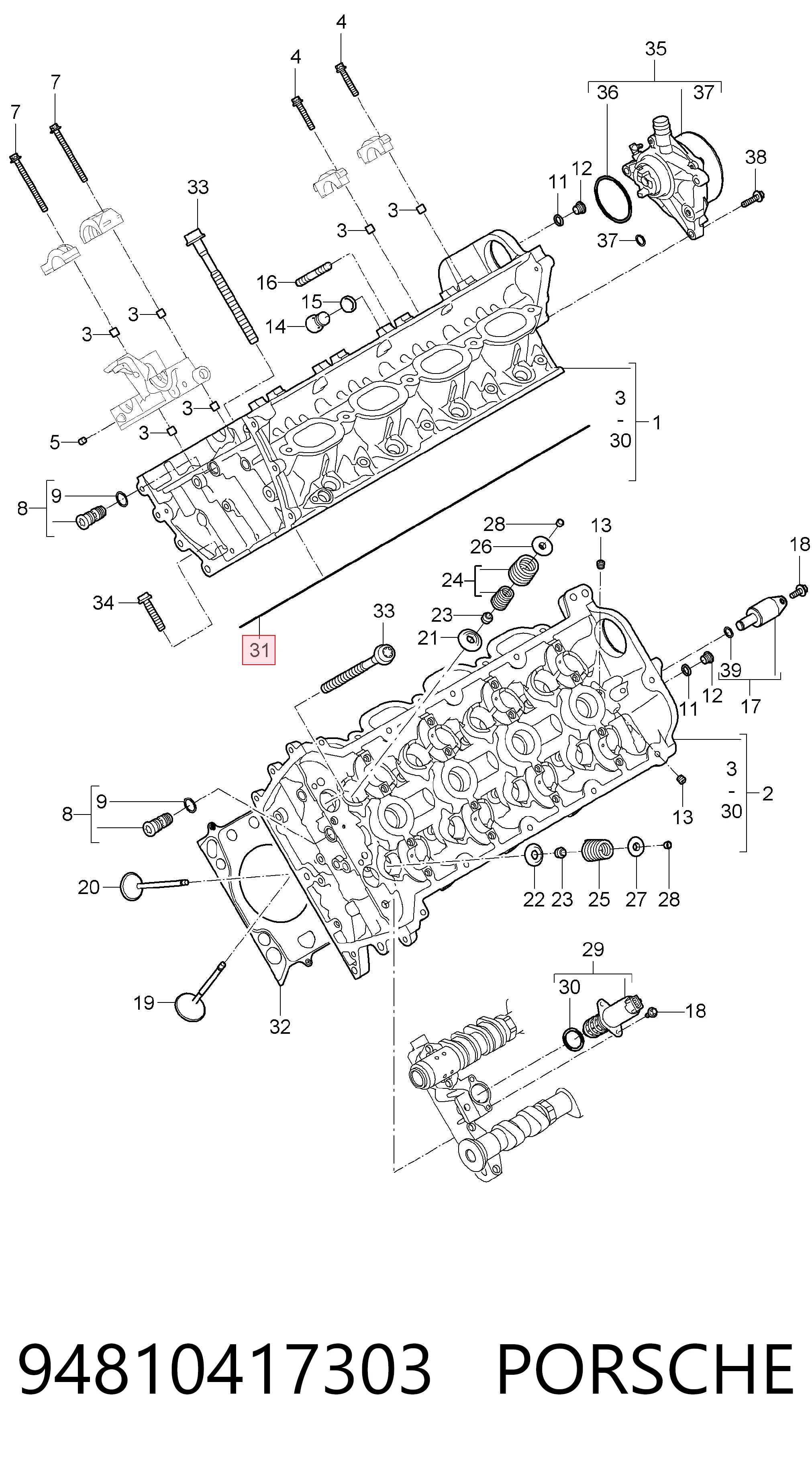 94810417303 Porsche