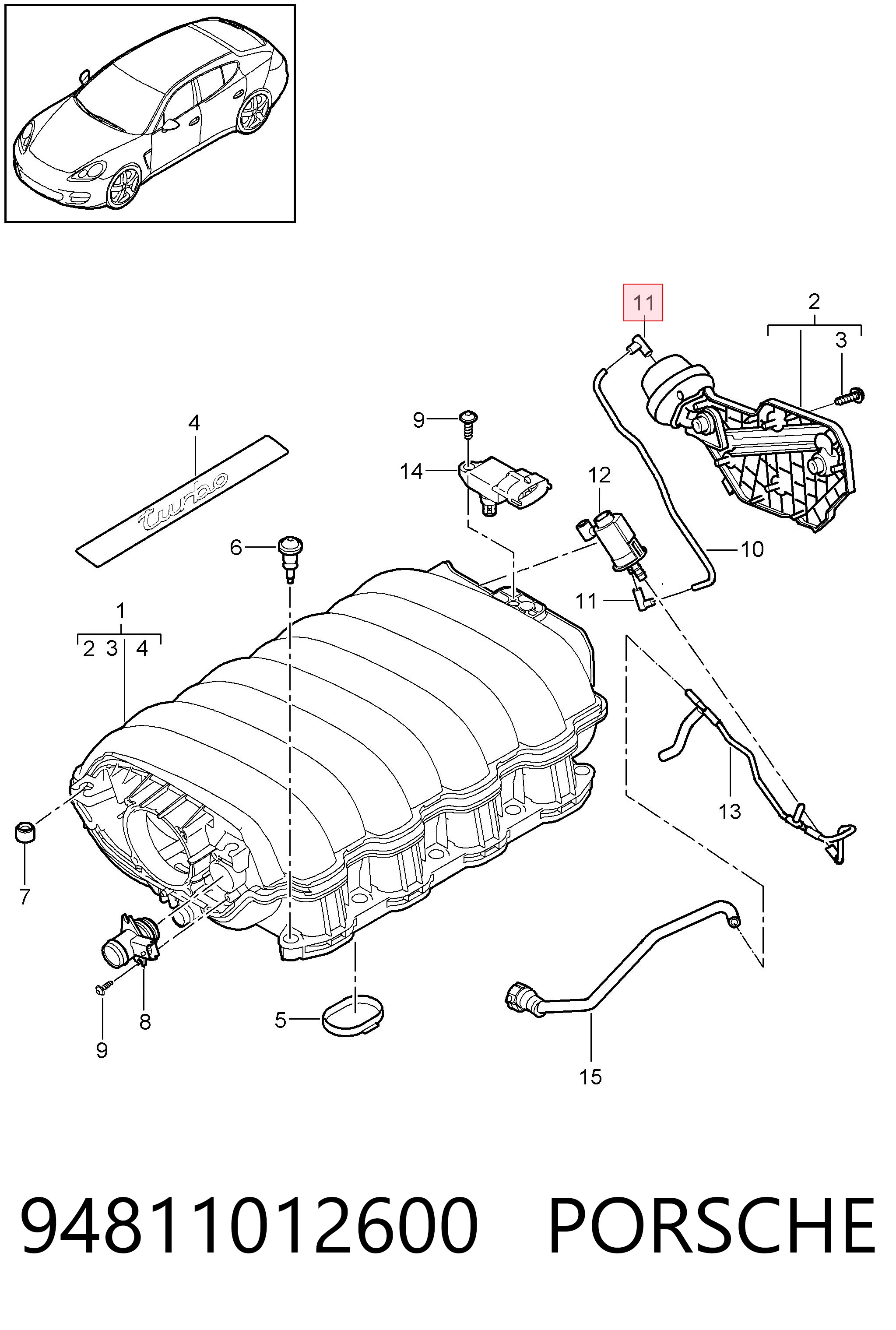 94811012600 Porsche