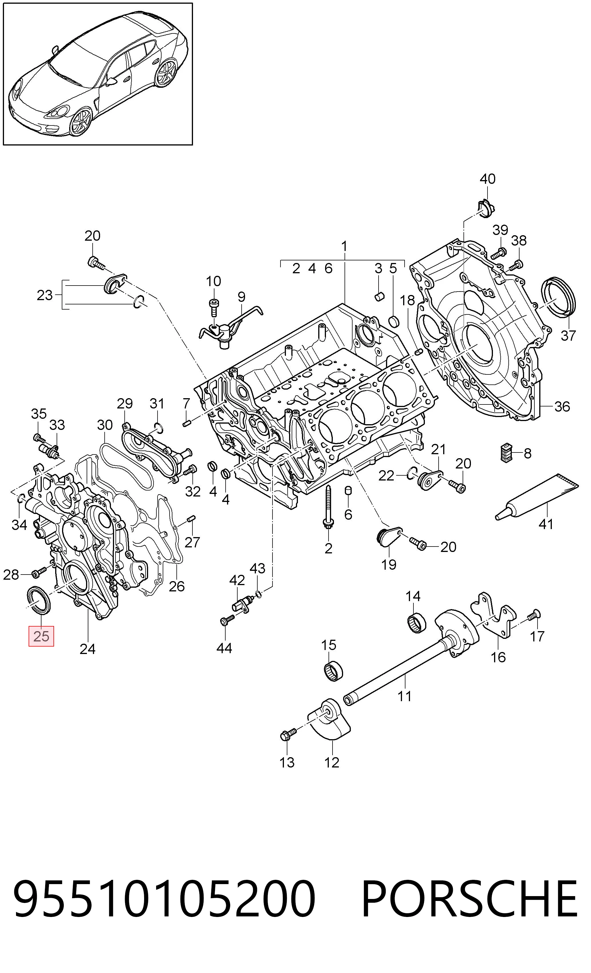 95510105200 Porsche
