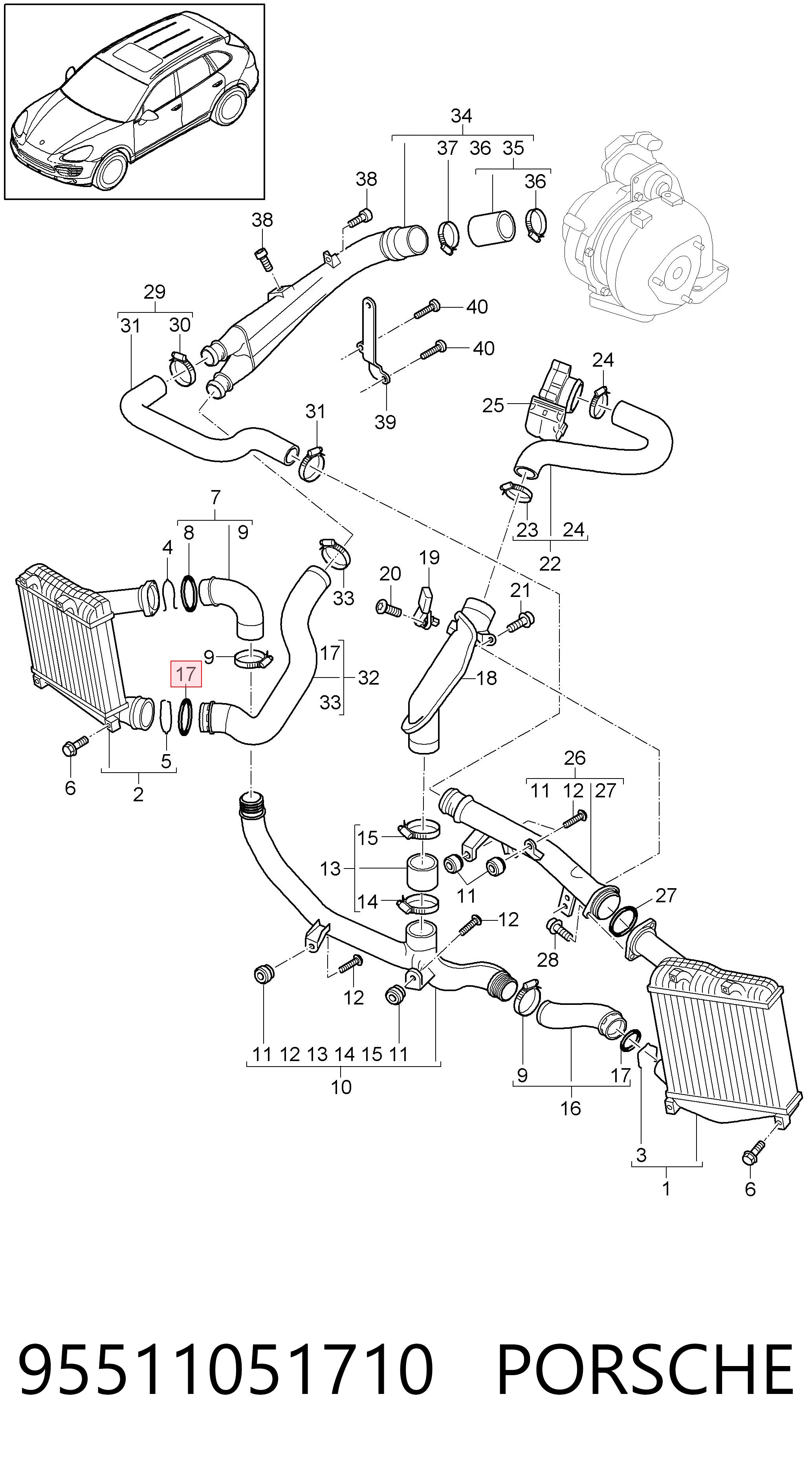 95511051710 Porsche
