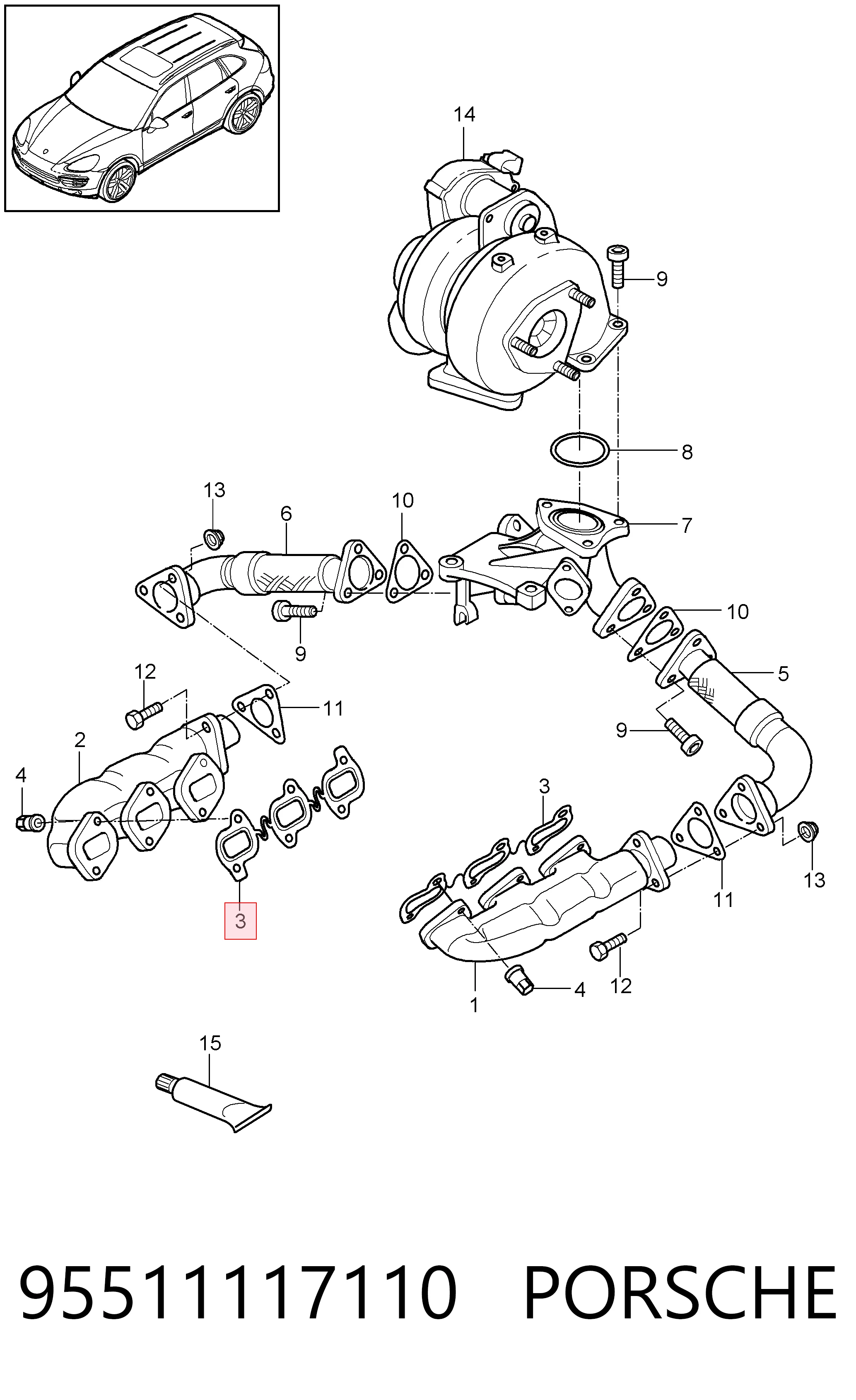 95511117110 Porsche