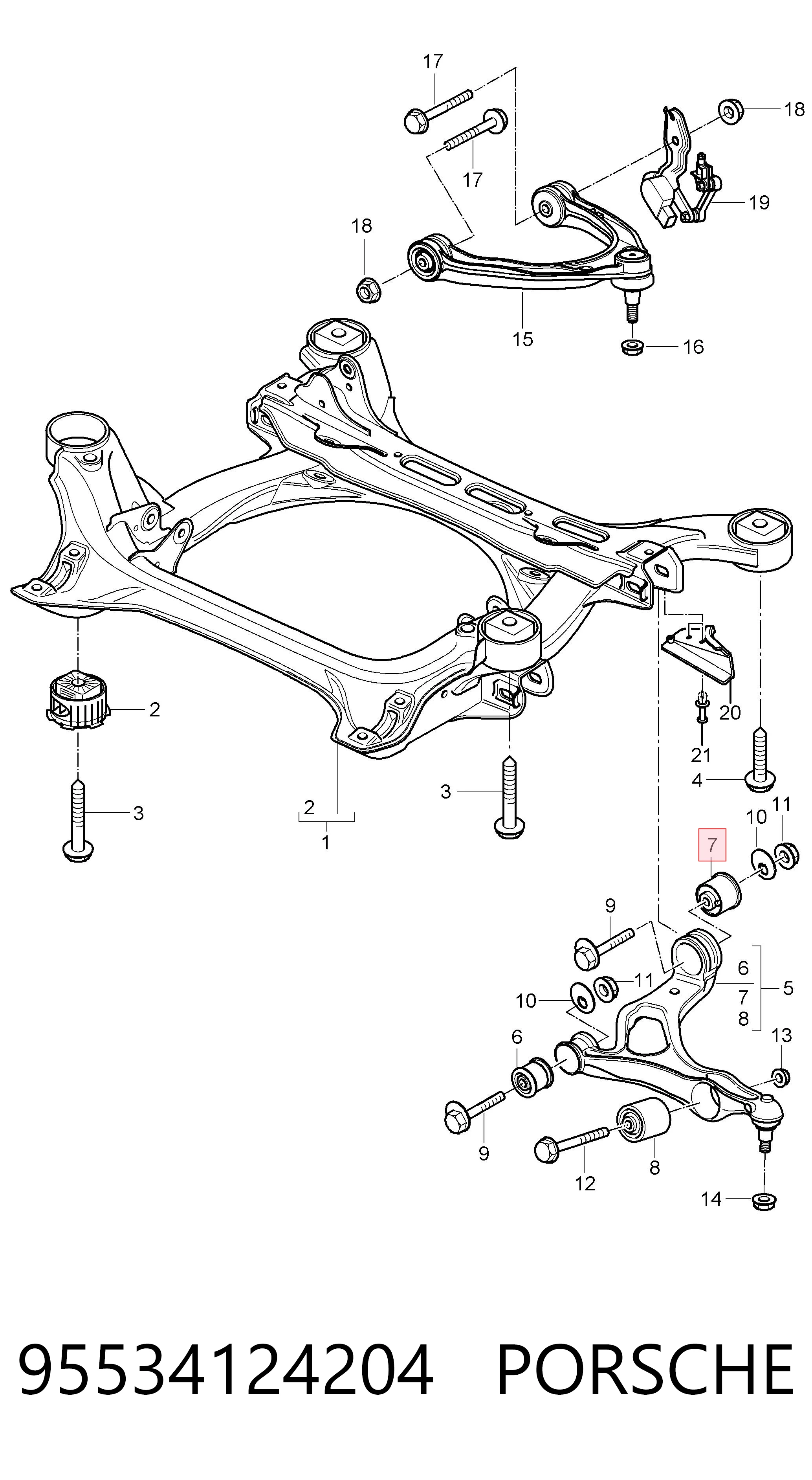 95534124204 Porsche