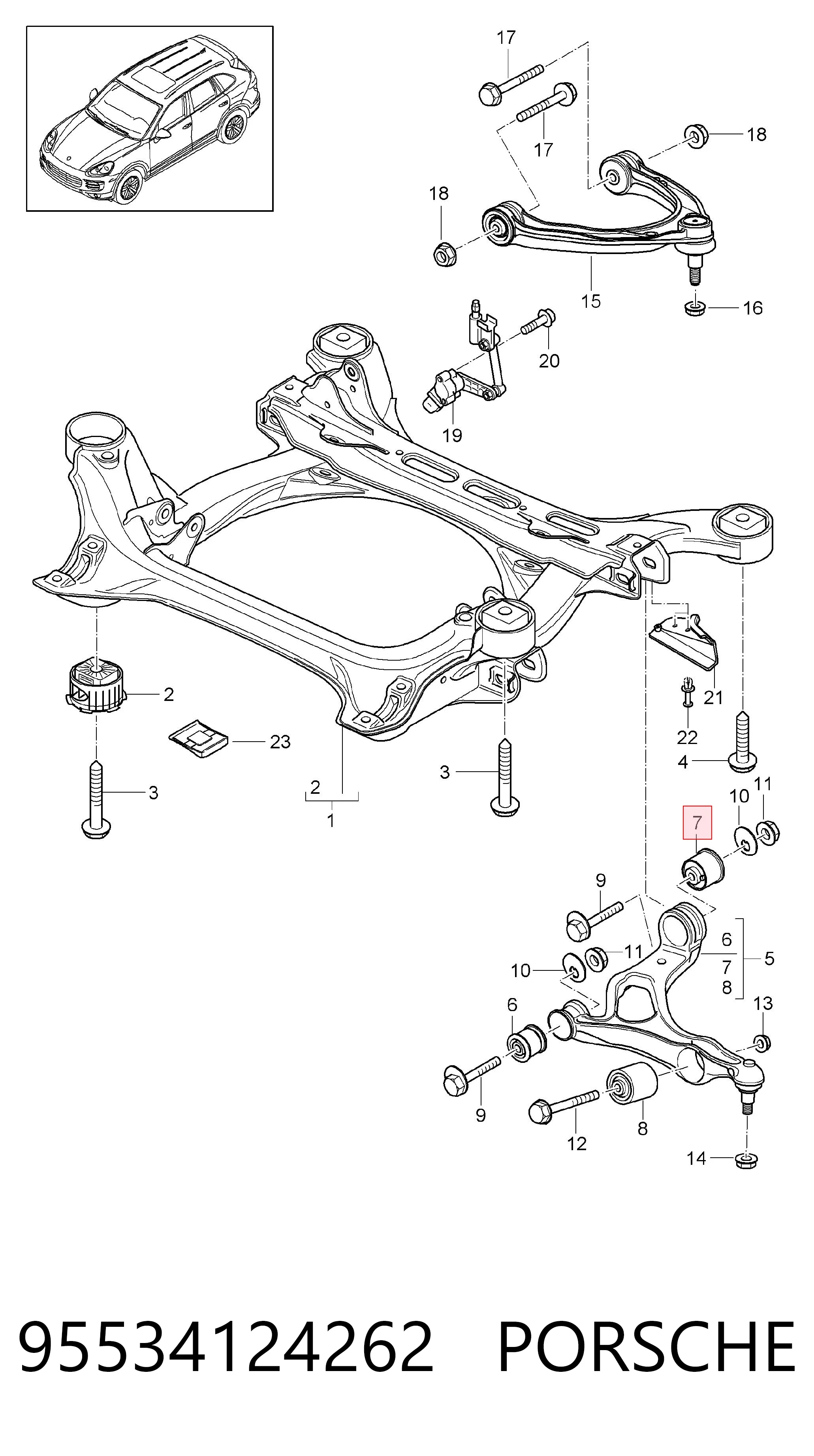 95534124262 Porsche