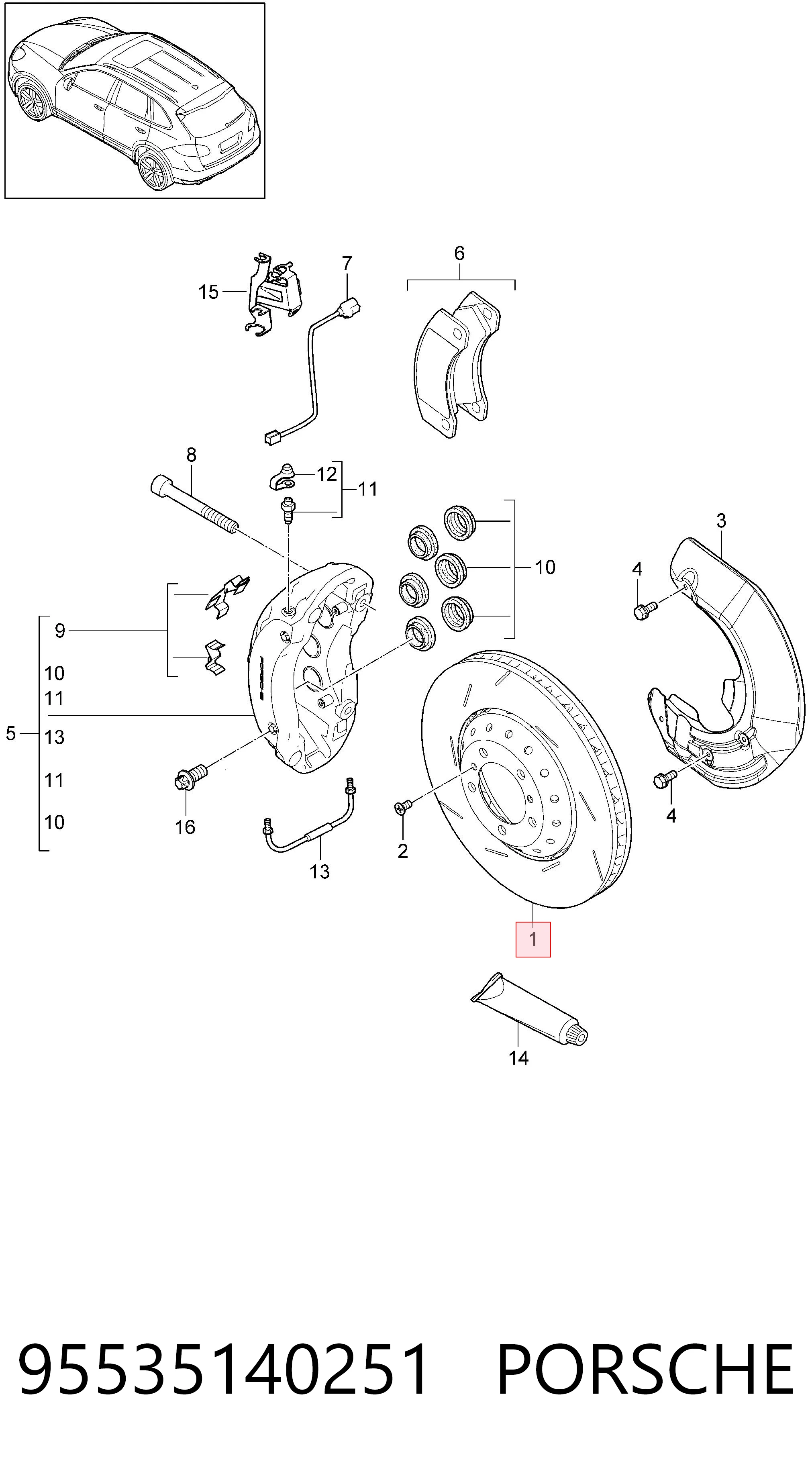 95535140251 Porsche