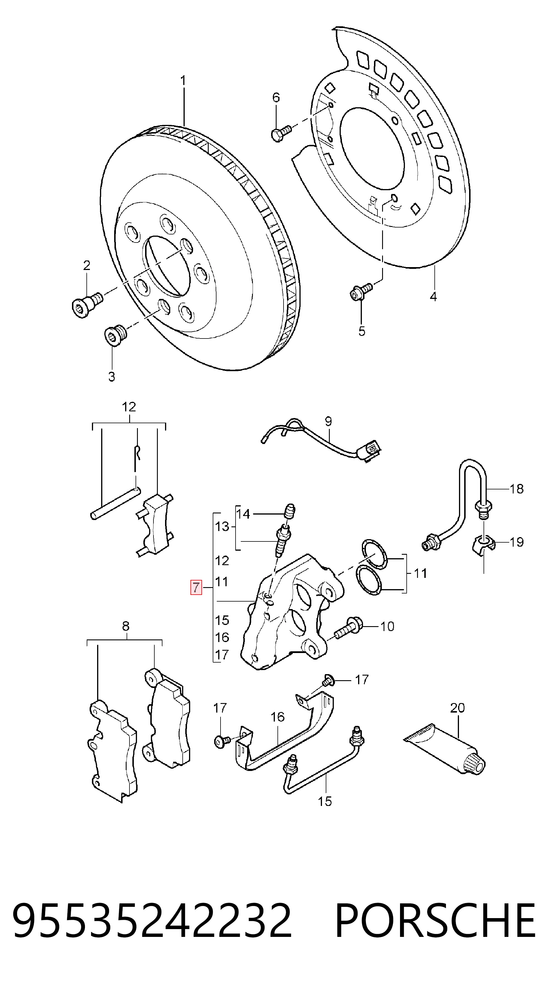 95535242232 Porsche
