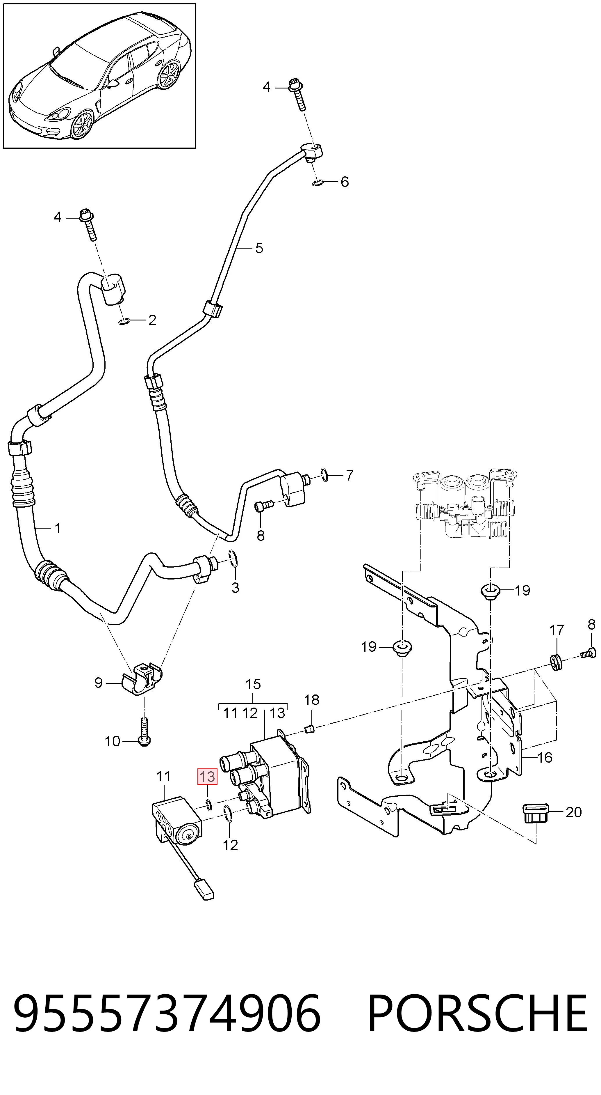 95557374906 Porsche