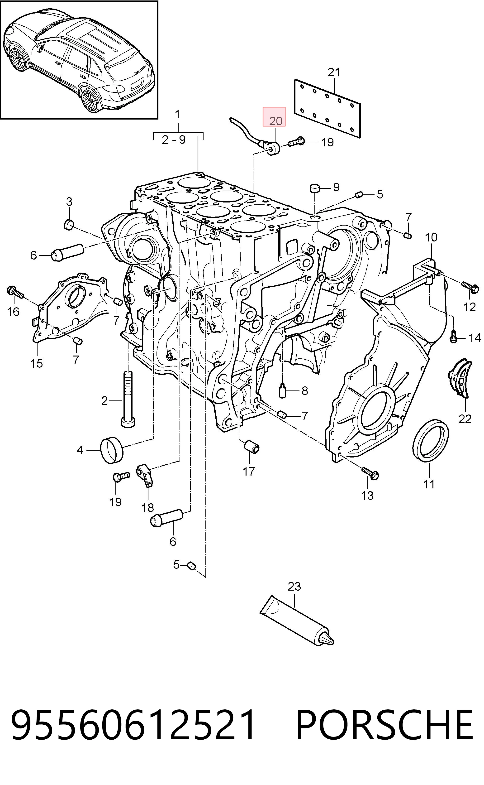95560612521 Porsche