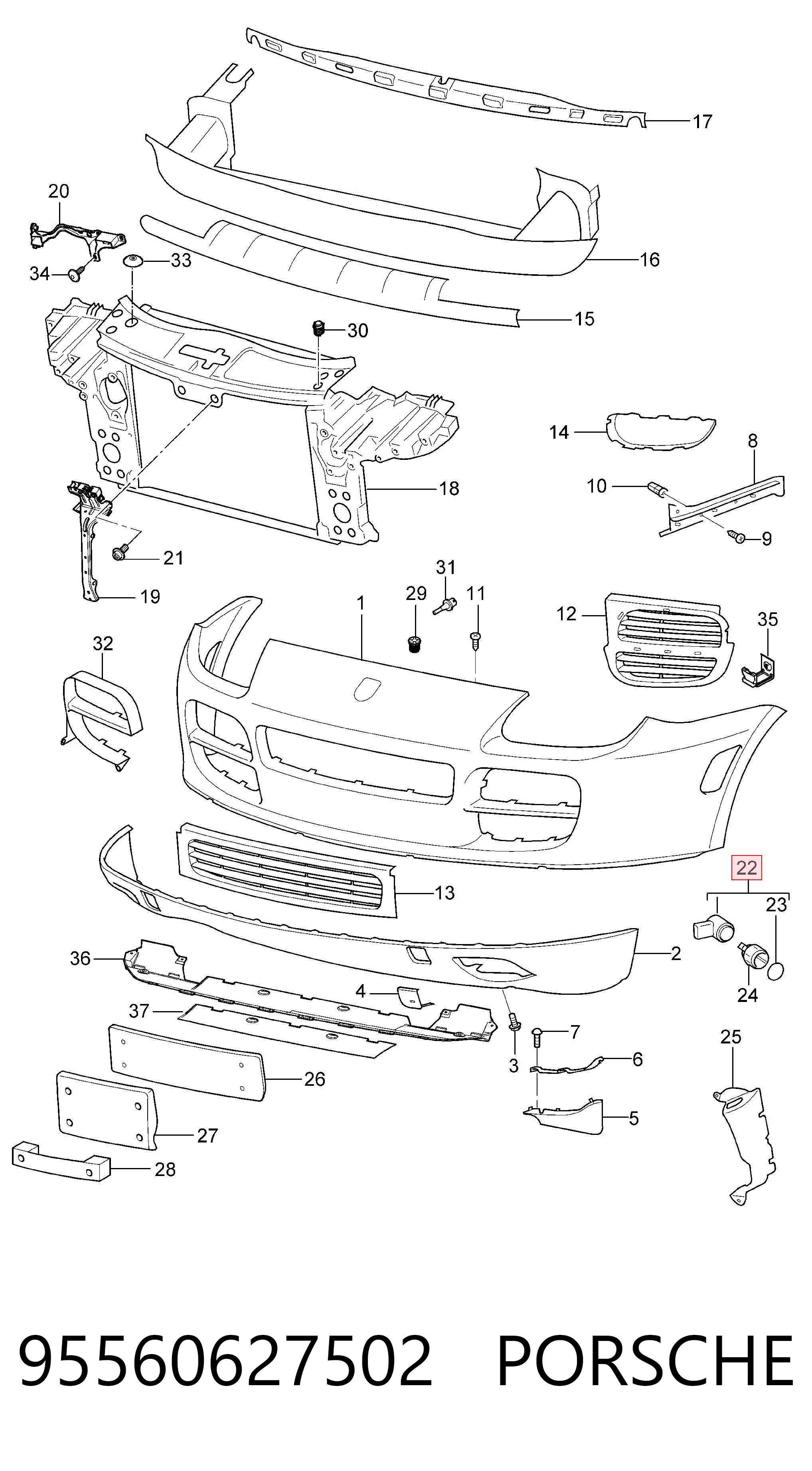 95560627502 Porsche