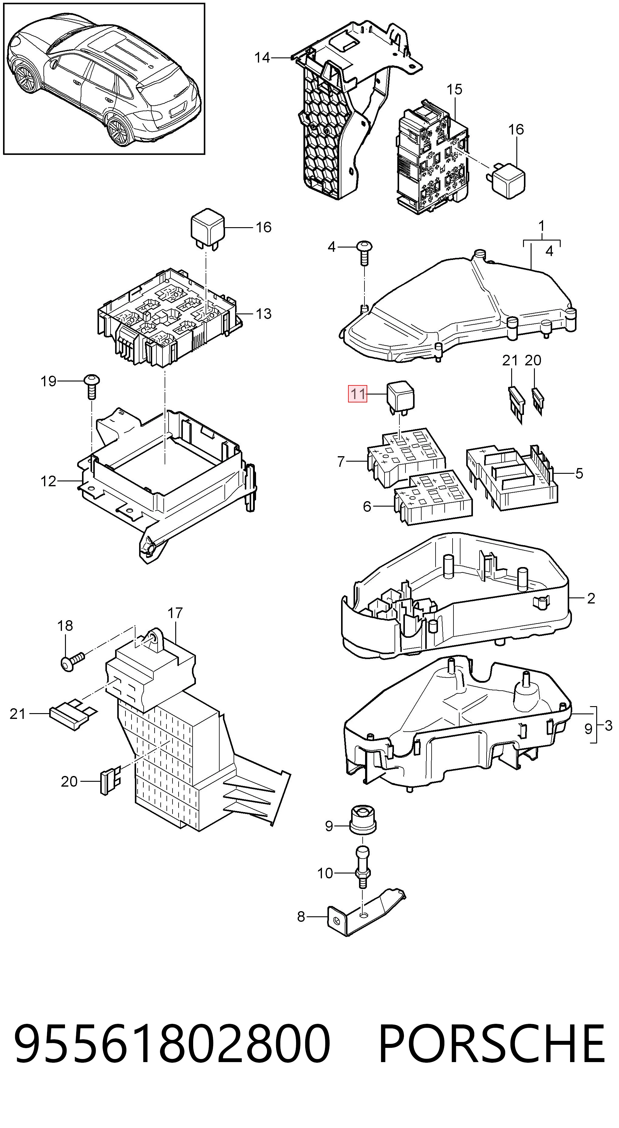 95561802800 Porsche