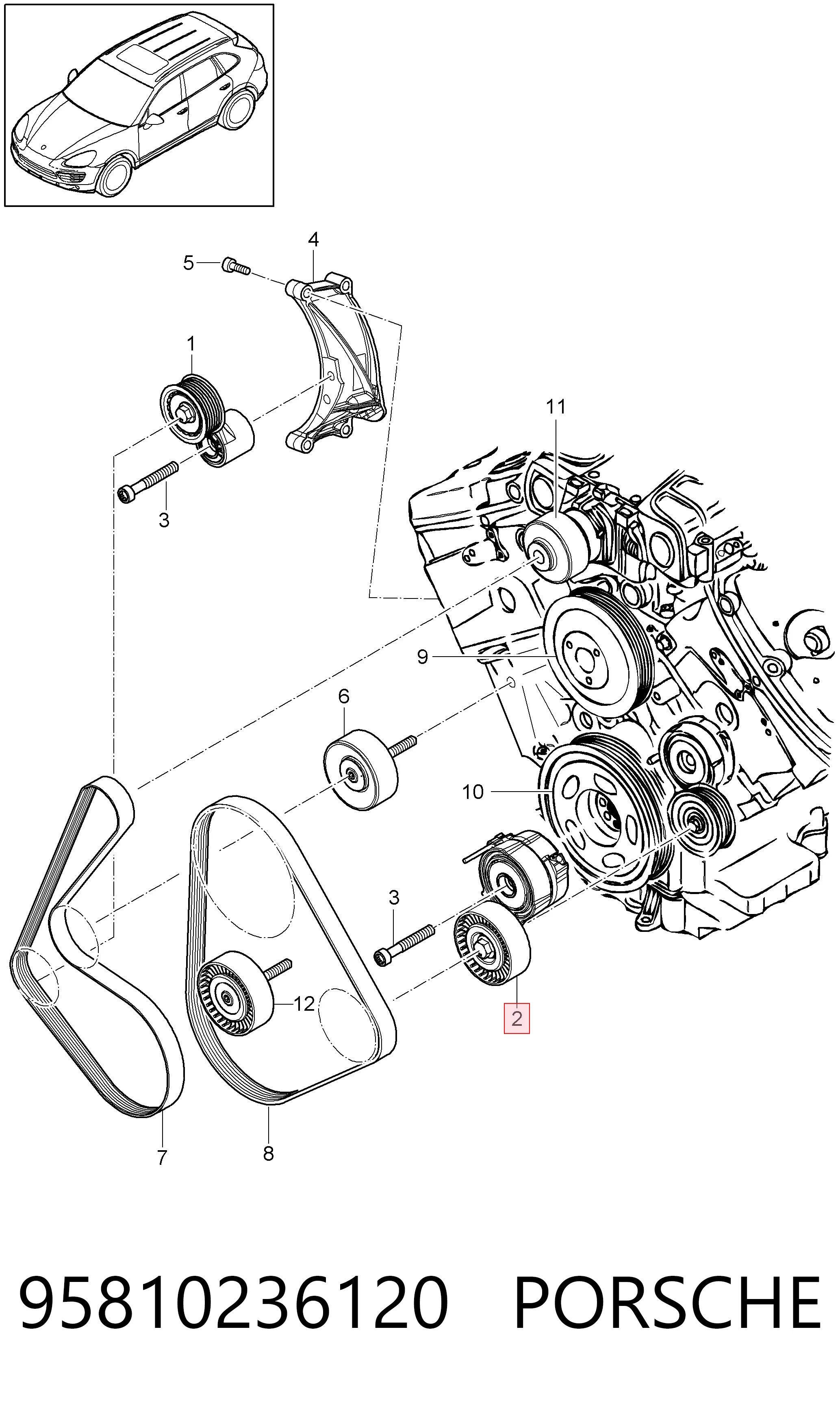95810236120 Porsche