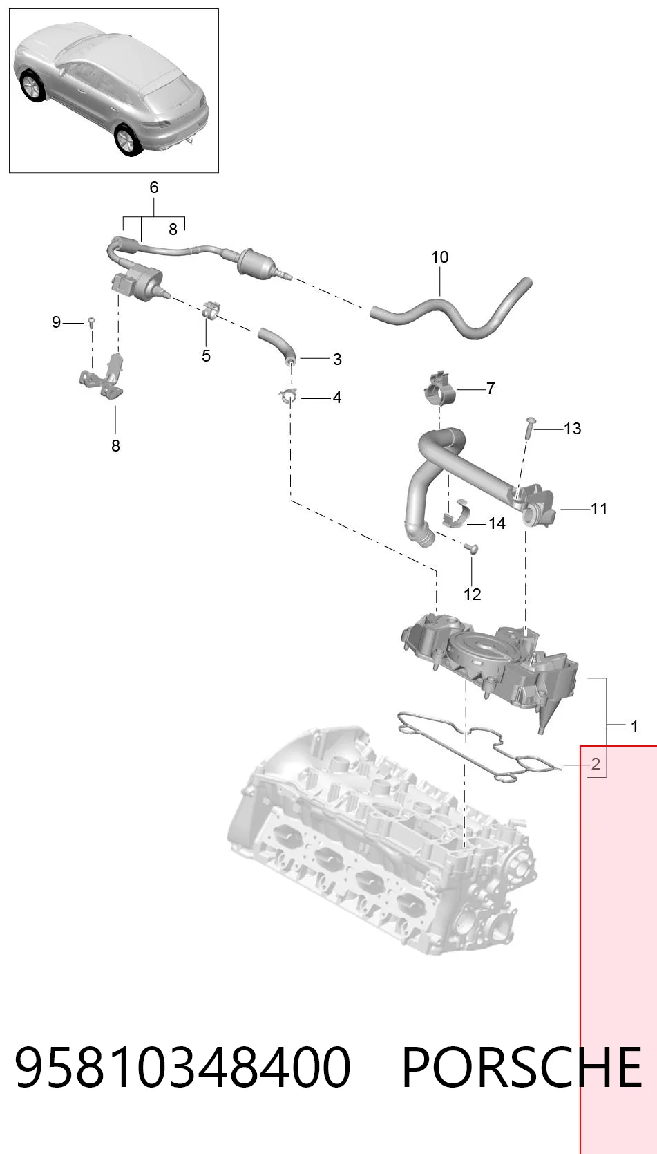 95810348400 Porsche