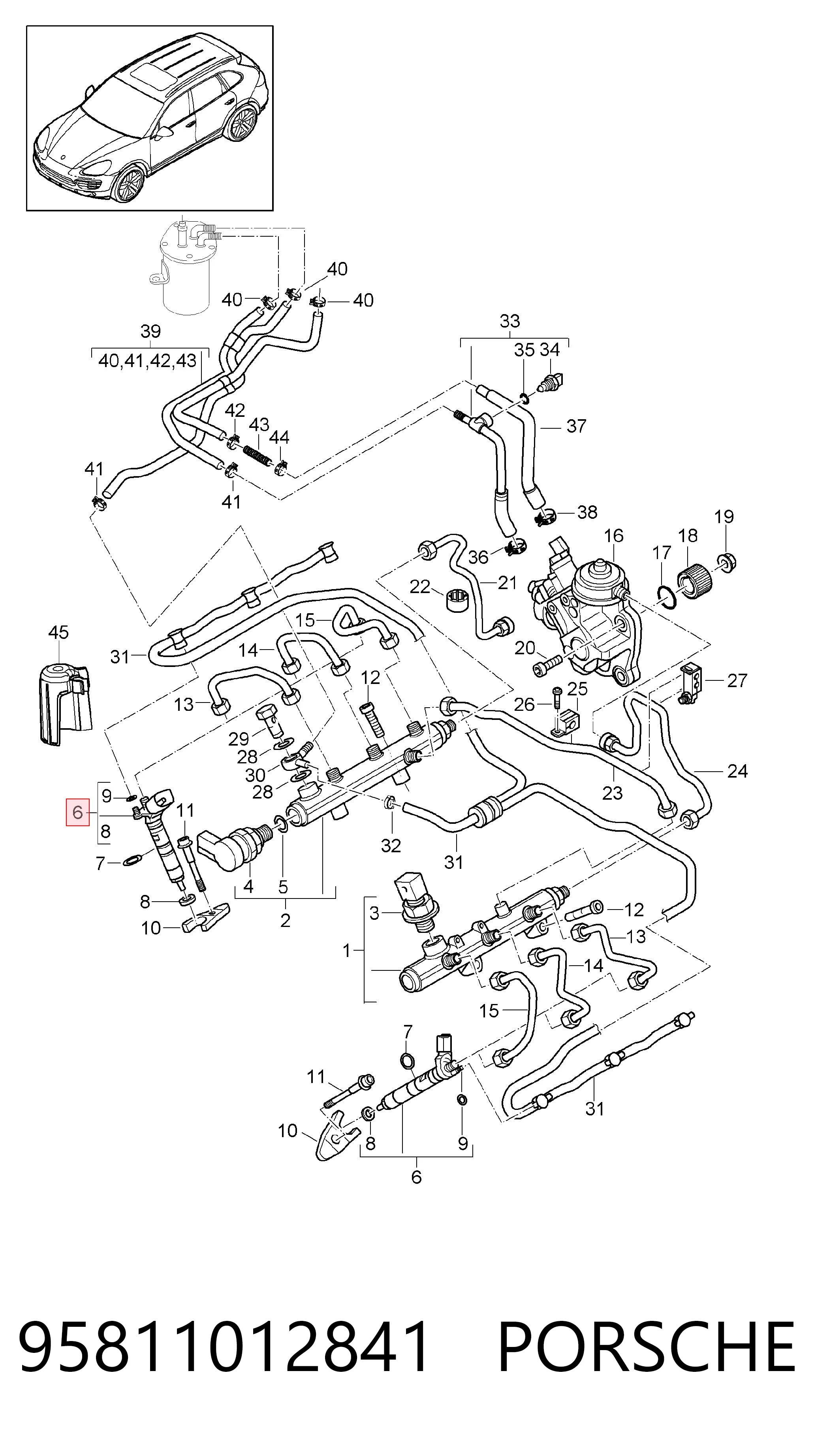 95811012841 Porsche