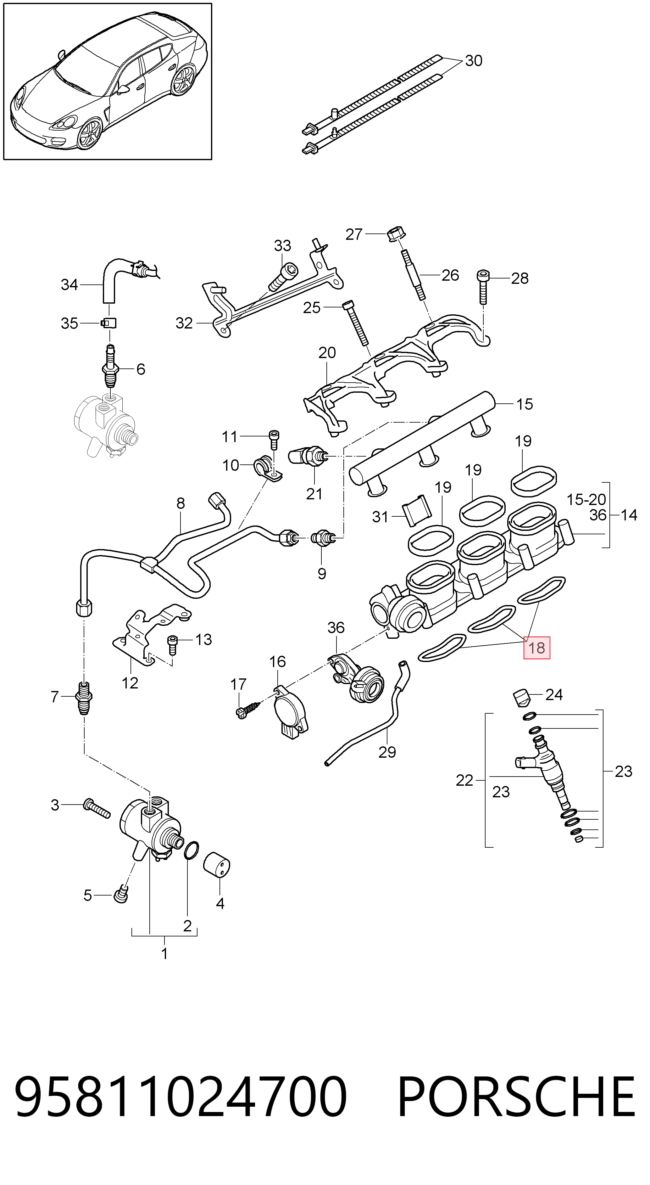 95811024700 Porsche